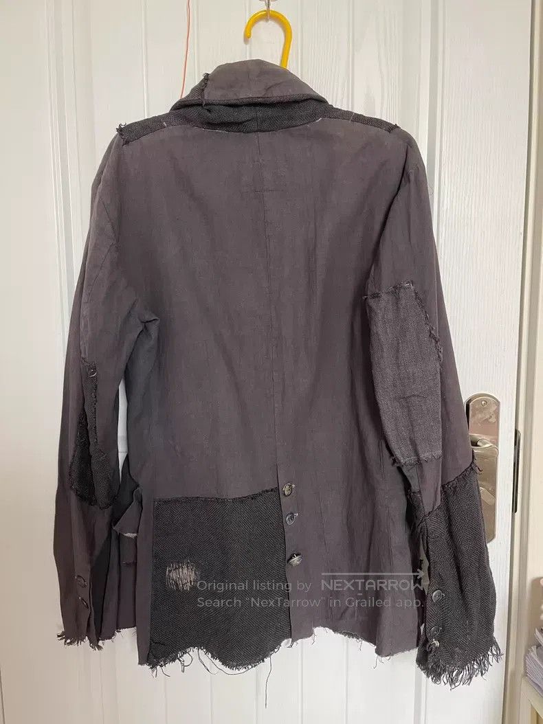 Greg Lauren Greg Lauren Cotton Linen Patchwork Men's Artisan Cardigan Size US M / EU 48-50 / 2 - 2 Thumbnail