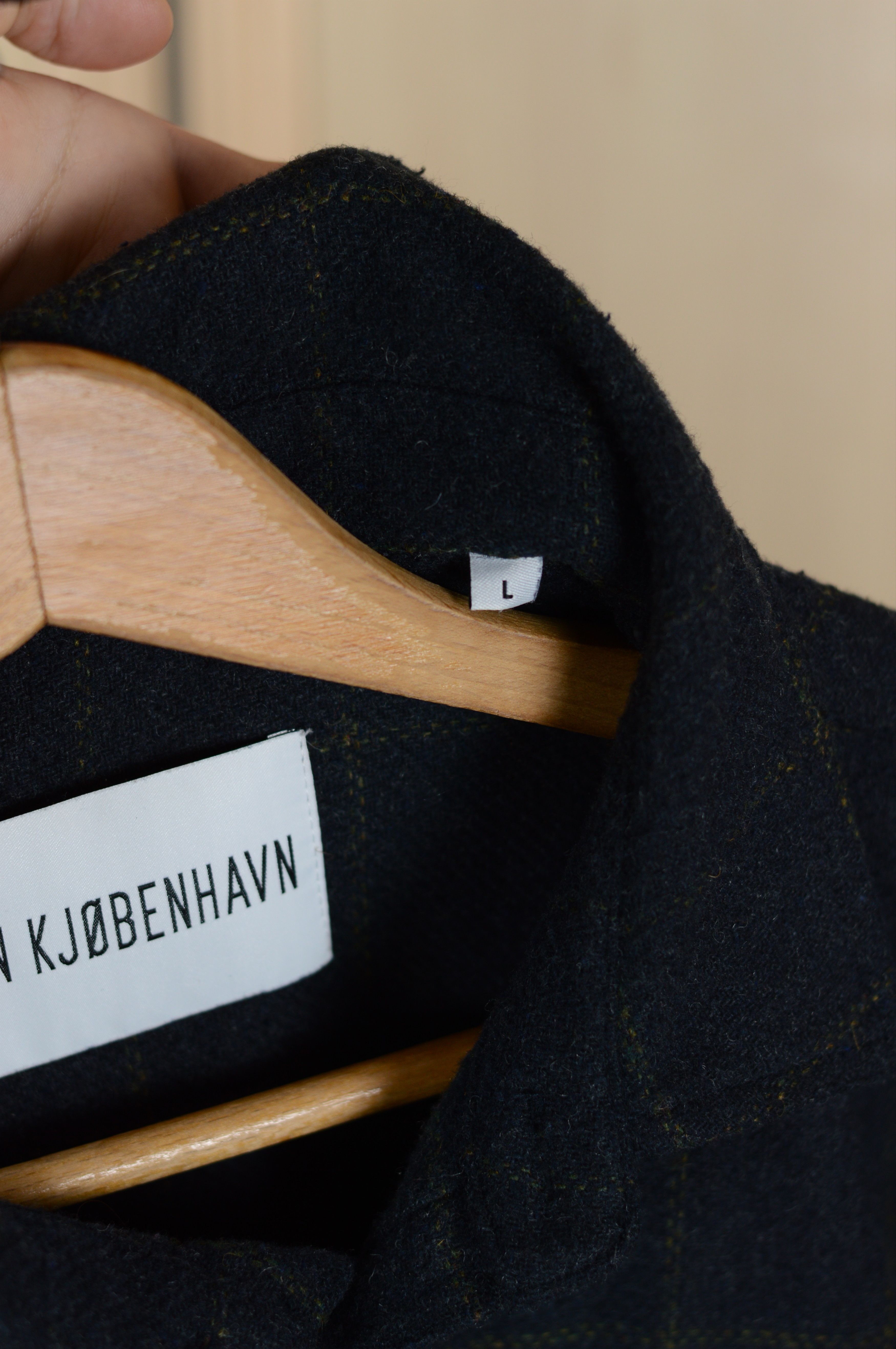 Han Kjobenhavn Han Kjobenhavn Garden Shirt Plaid Wool Size US L / EU 52-54 / 3 - 6 Thumbnail