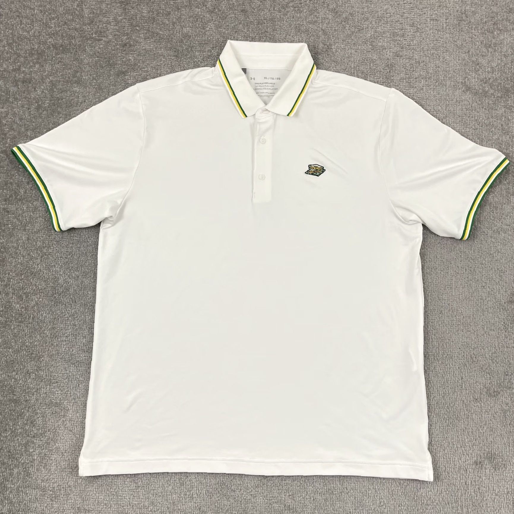 Under Armour Under Armour Polo Mens XL White Golf Performance Shirt Size US XL / EU 56 / 4 - 3 Thumbnail