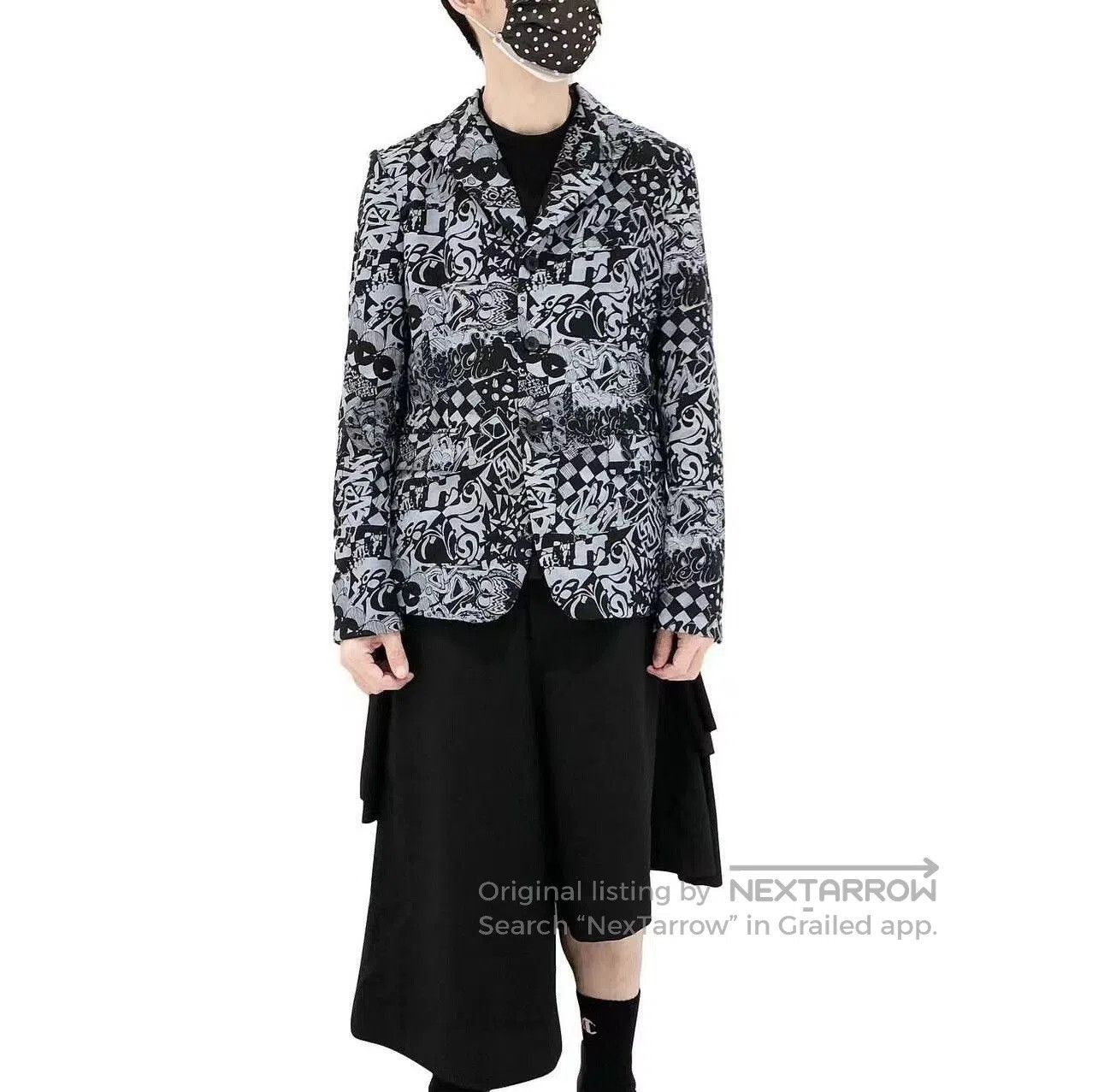 CDG by Comme des Garcons CDG Graffiti Wool Suit Jacket. Size US L / EU 52-54 / 3 - 2 Thumbnail