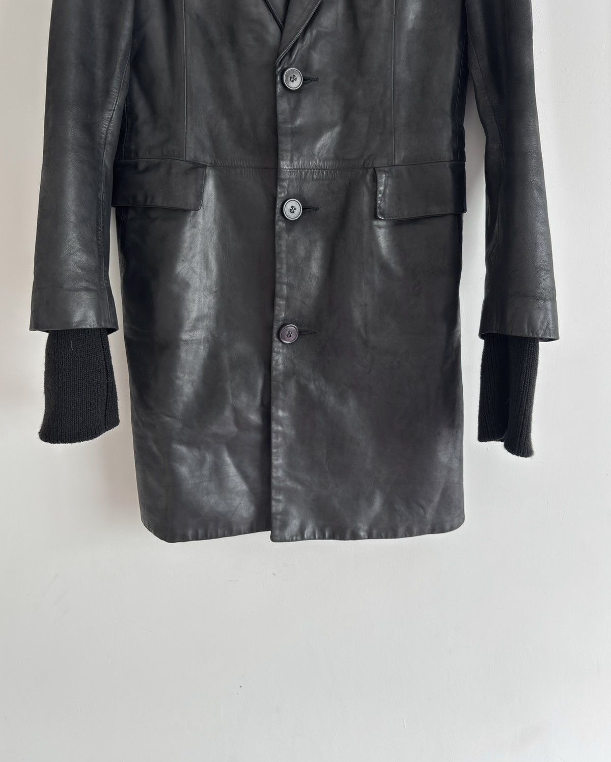 Isaac Sellam Experience Isaac Sellam Experience Leather Coat gneaua Lamb Size US S / EU 44-46 / 1 - 3 Thumbnail