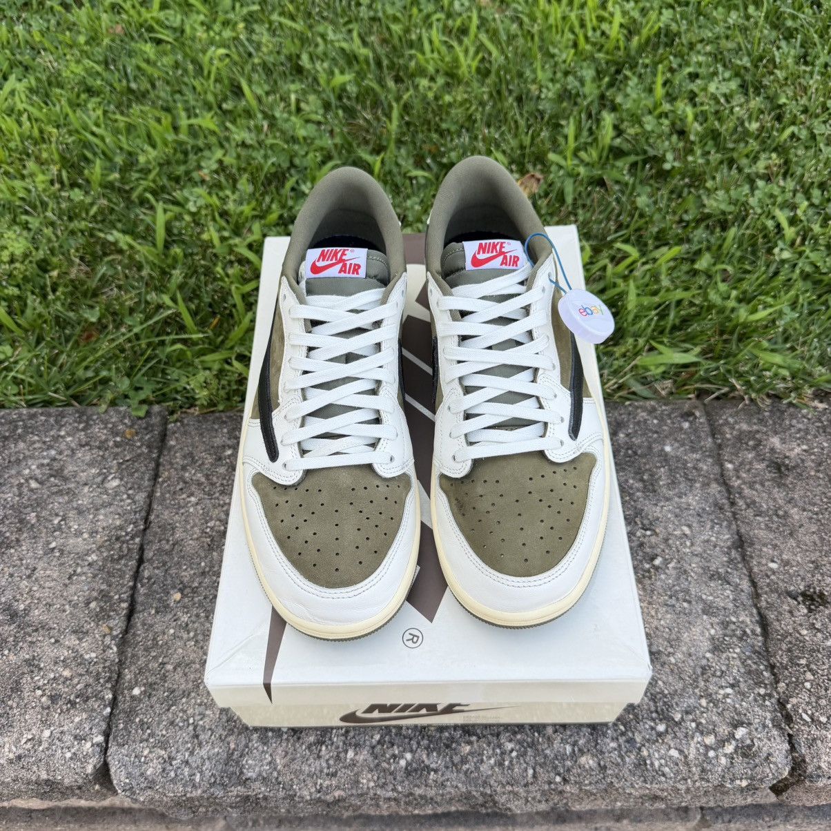 Nike × Off-White Nike x Travis Scott Air Jordan 1 Low ‘Medium Olive’ Size 10 Size US 10 / EU 43 - 5 Thumbnail