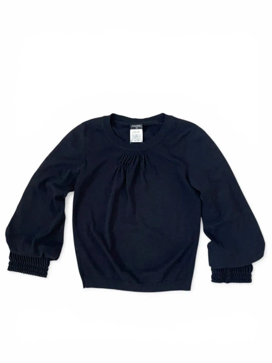Chanel Chanel Knit Sweater, Fine Knit, Cropped Fit, Size S / US 4 / IT 40 - 1 Thumbnail