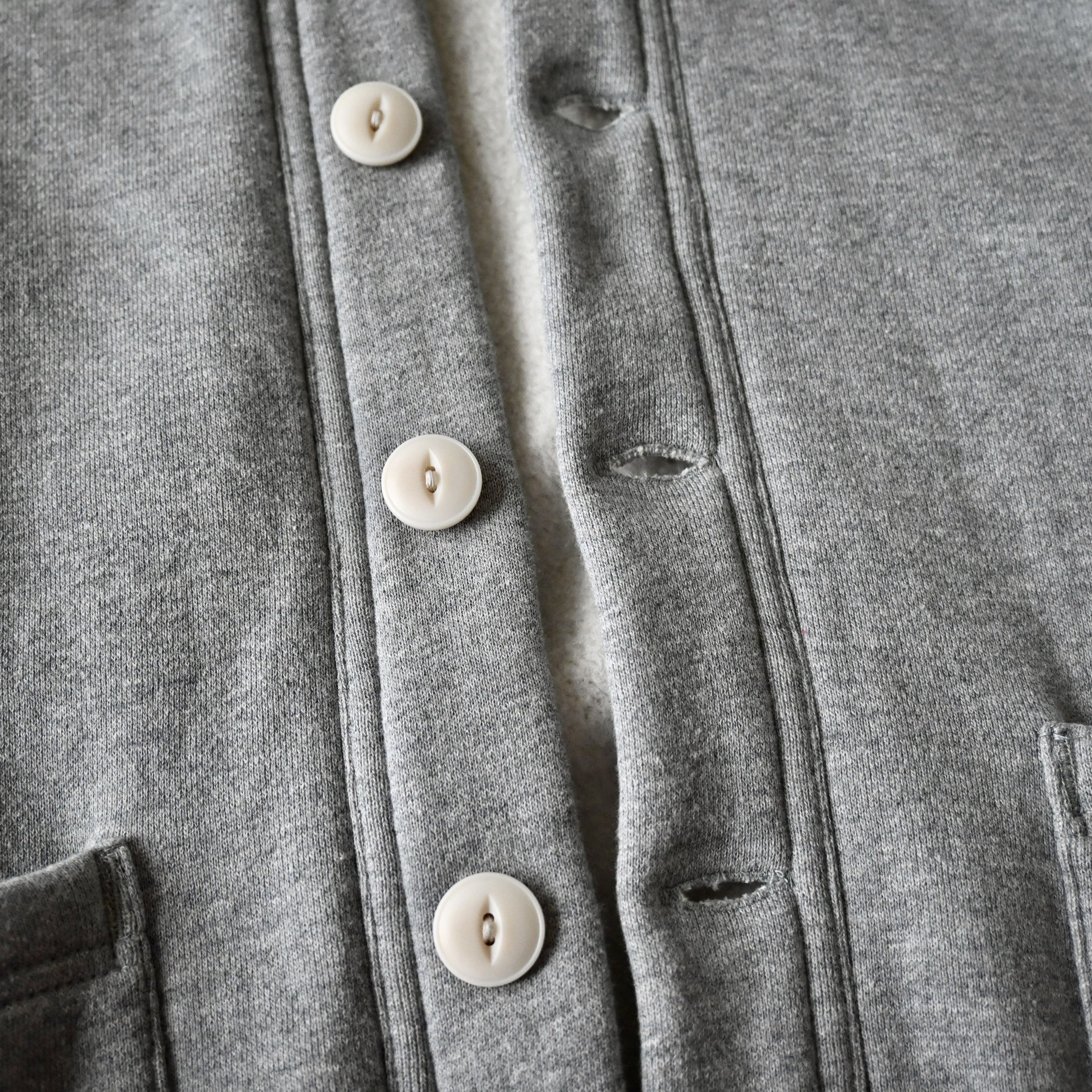 Beams Plus BEAMS Plus soft-fleeced sweat V cardigan, made in Japan Size US S / EU 44-46 / 1 - 11 Thumbnail