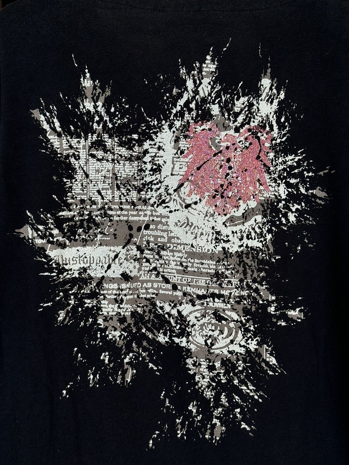 Japanese Brand Vintage Y2K Break Off Skin Punk Riot Poem 3Q Tees Size US XL / EU 56 / 4 - 5 Thumbnail