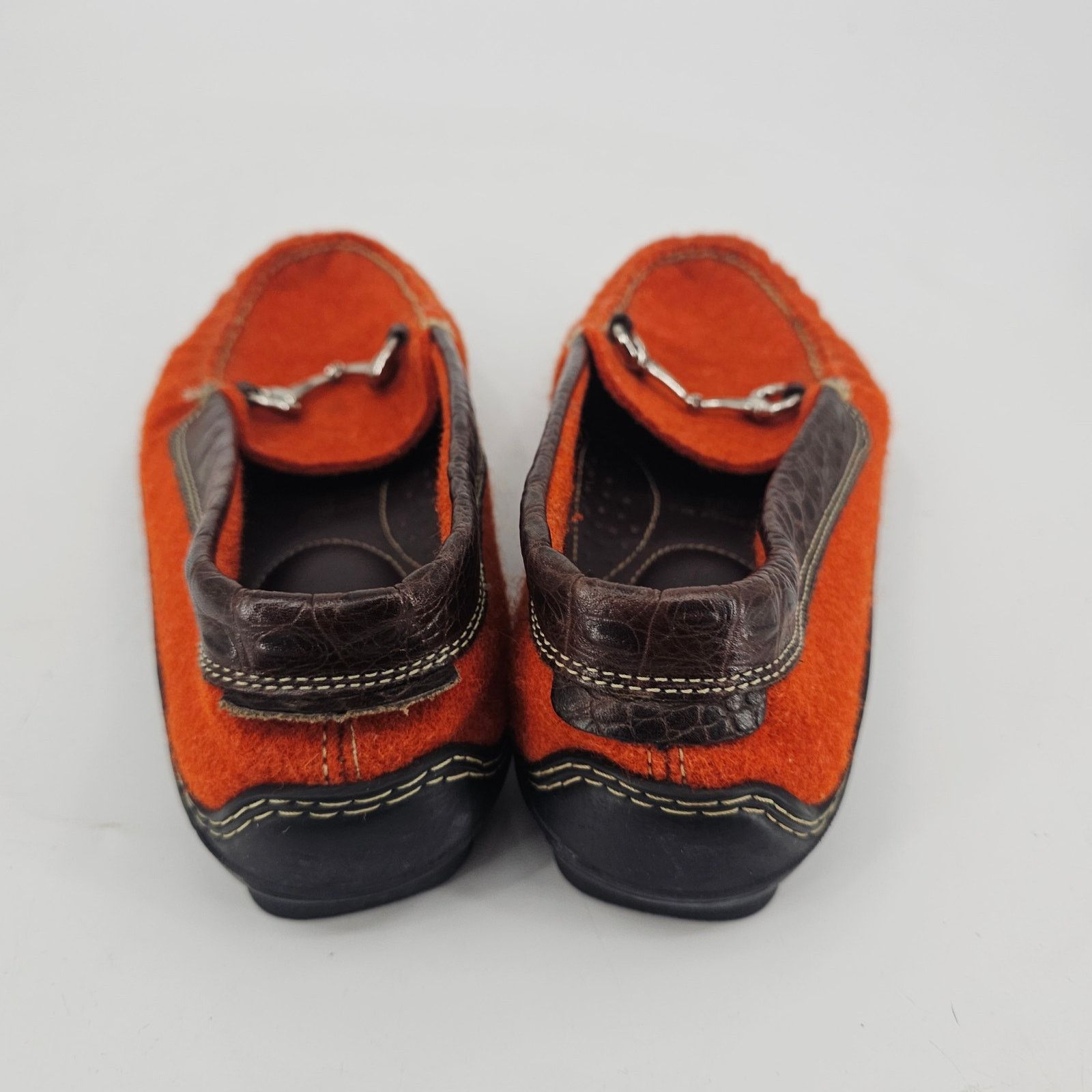 Nordstrom × Other T.B. Phelps Italian Wool Felt Horse Bit Orange Loafer 9 Size US 9 / EU 42 - 4 Thumbnail