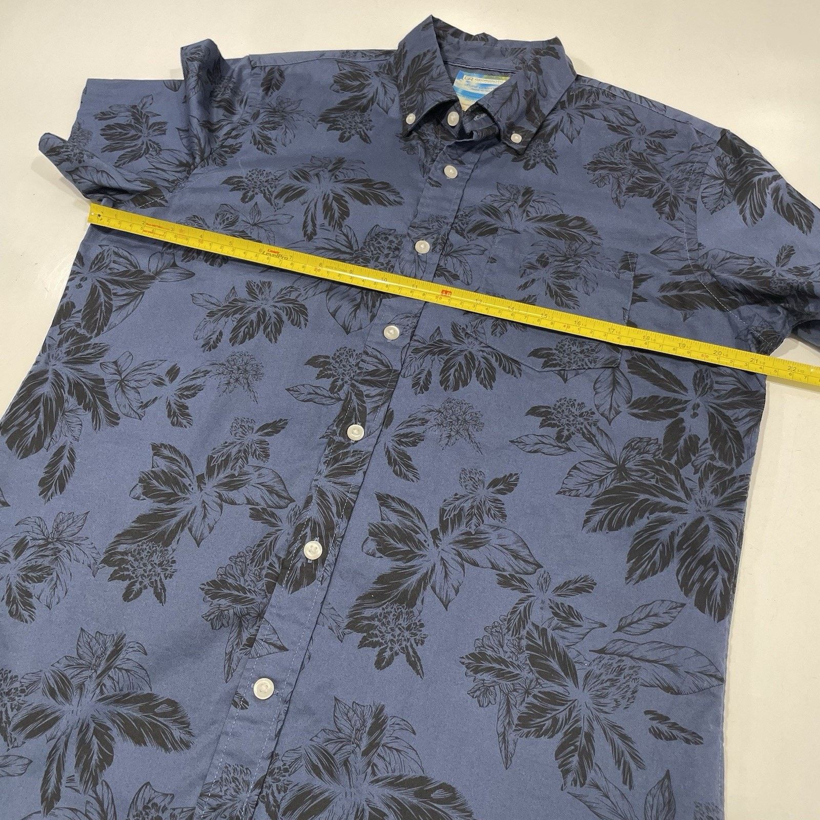 Christian Roth Georg Roth Men’s Shirt Blue Hawaii Size Medium Palm Print Size US M / EU 48-50 / 2 - 4 Thumbnail