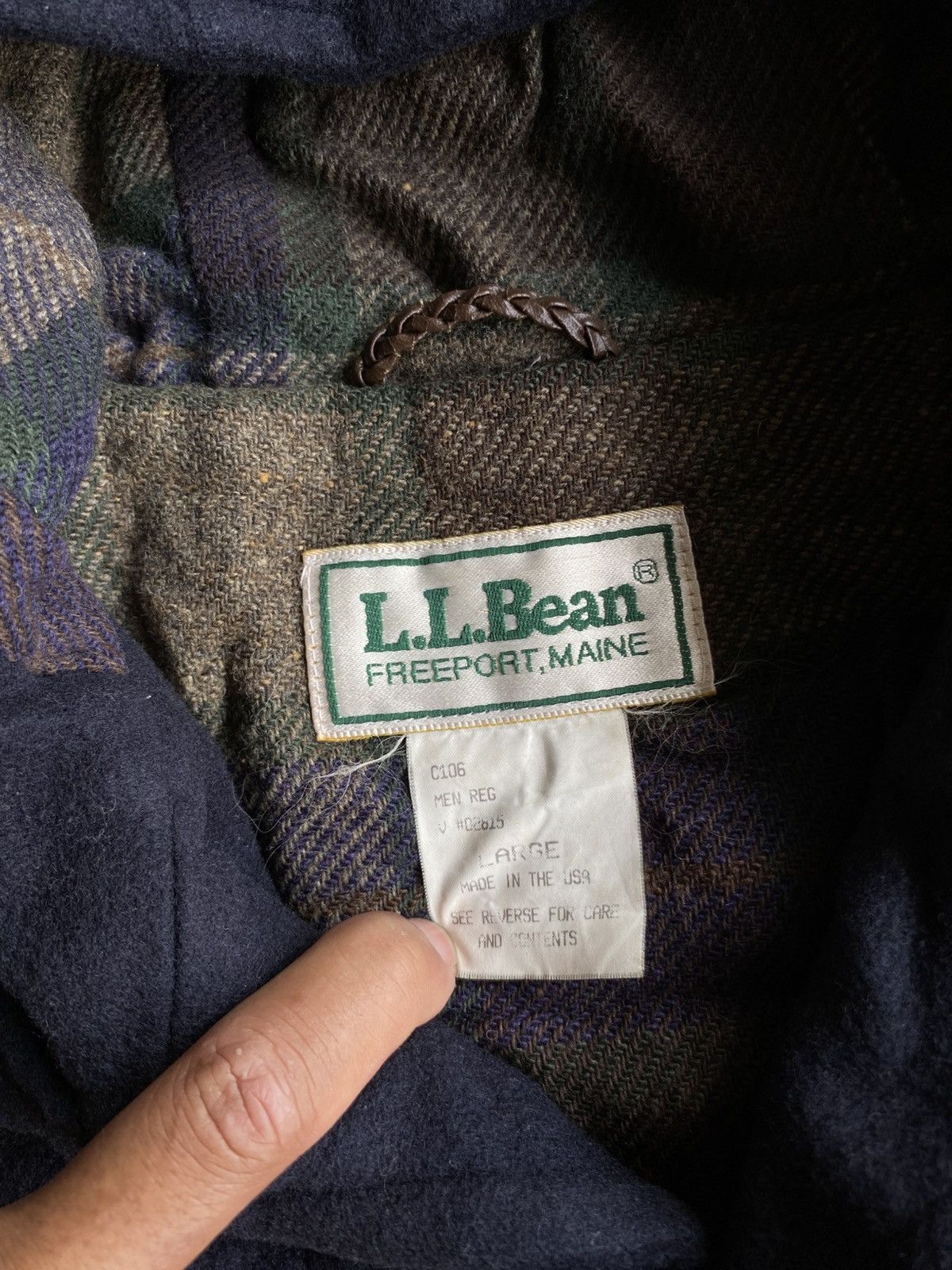 L.L. Bean Vintage L.L Bean Freeport Maine Duffle Coat Size US L / EU 52-54 / 3 - 4 Thumbnail