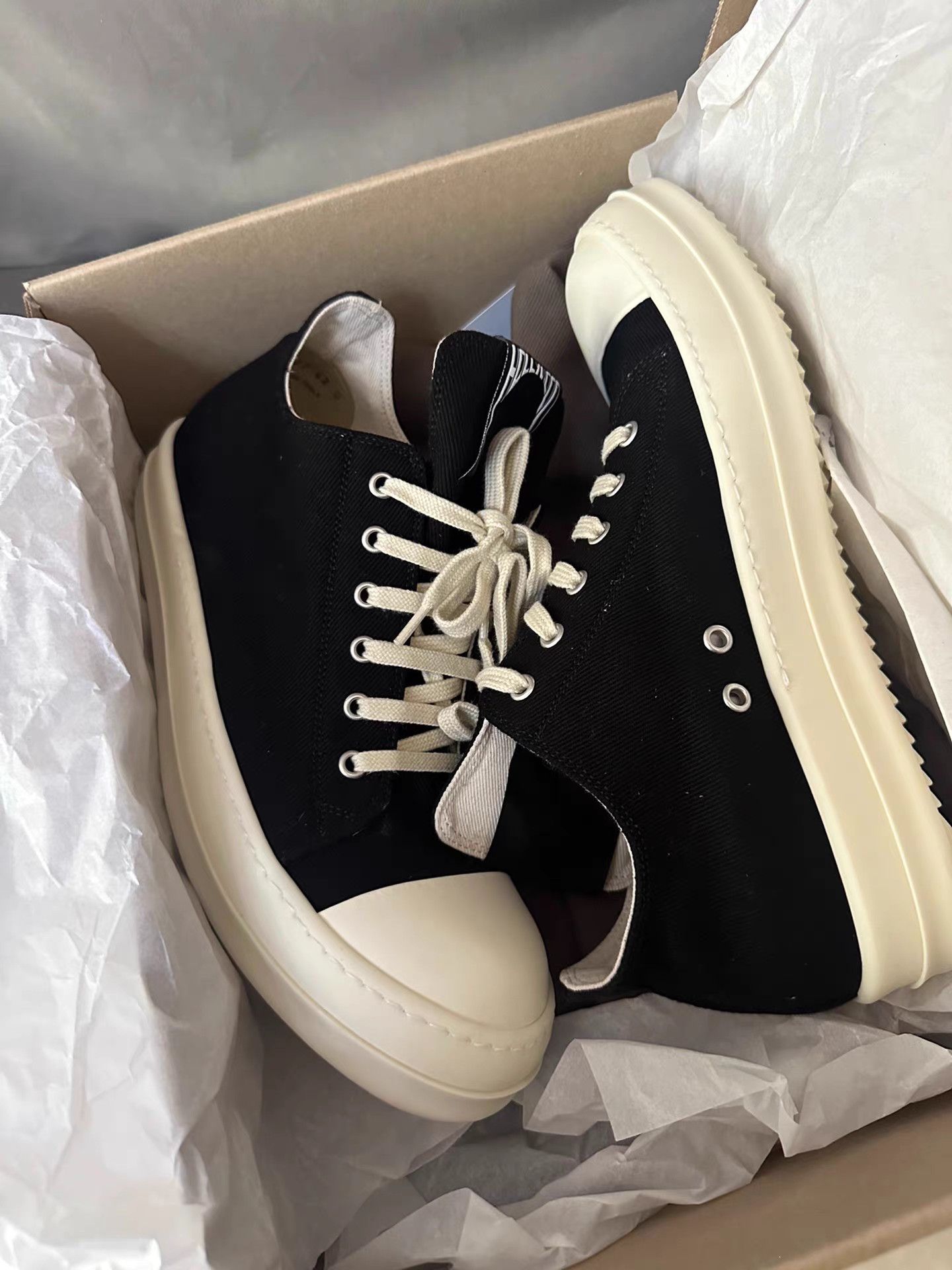 Rick Owens Rick Owens Drkshdw 25SS Hollywood Low Top Jumbo Sneakers Size US 9 / EU 42 - 6 Thumbnail