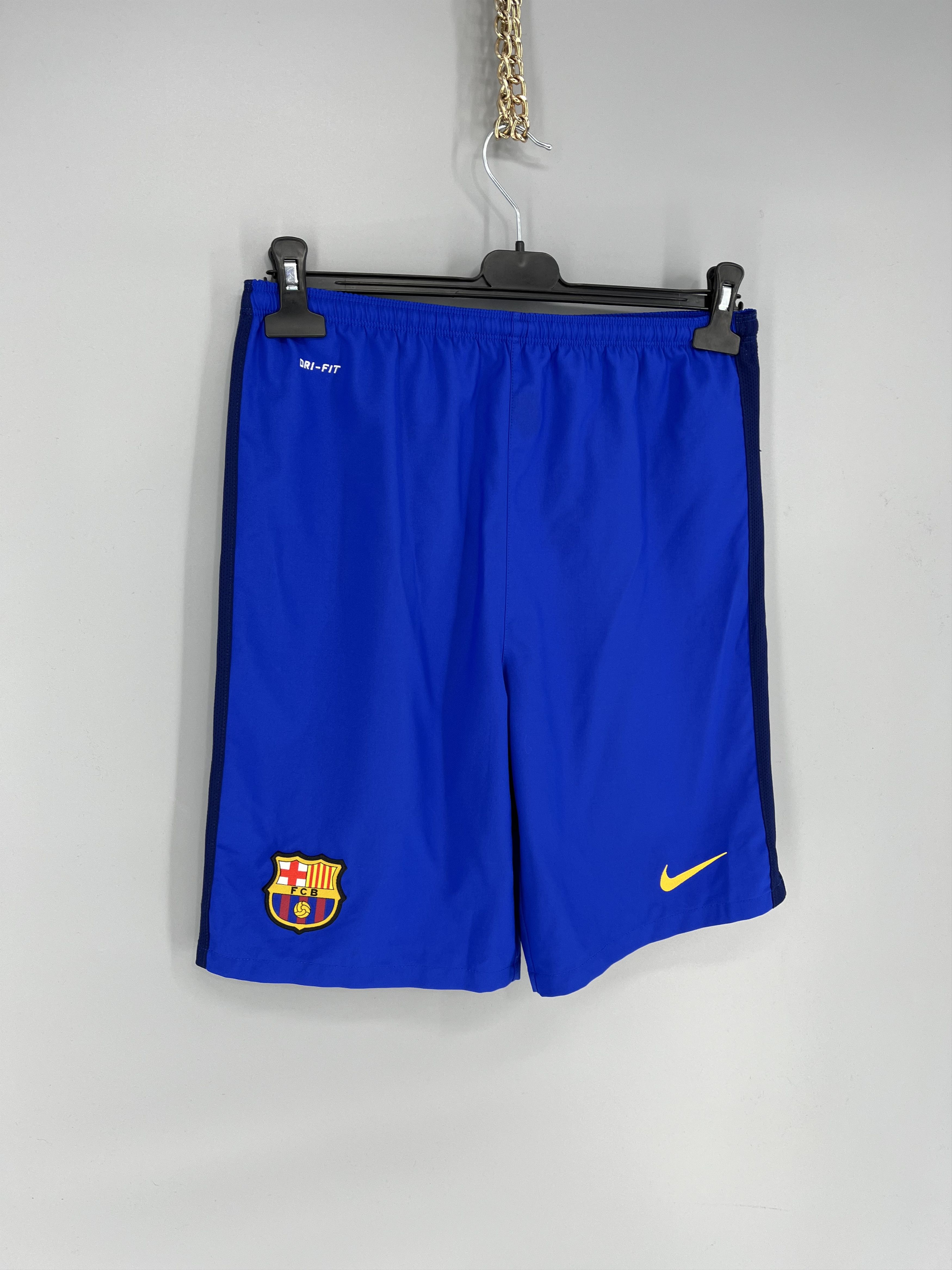Nike Nike Barcelona Home Dri Fit Black Logo Shorts Size Xs/S Size US 30 / EU 46 - 2 Thumbnail