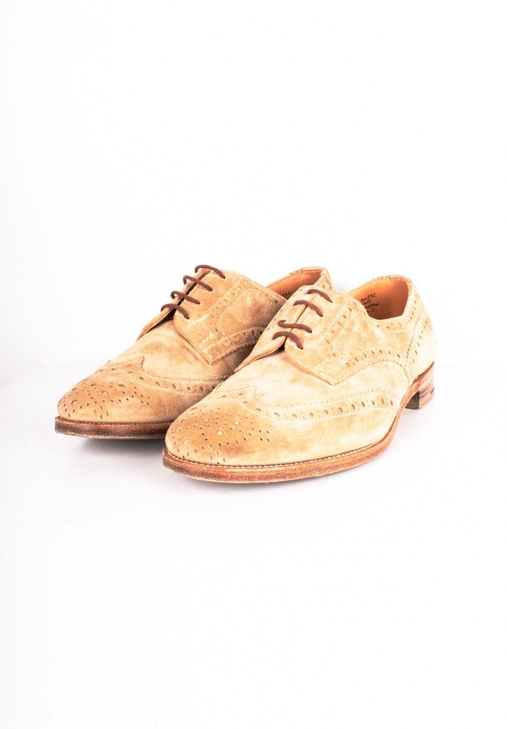 Tricker's Trickers Men Shoes Brogue Suede Size UK7 ½, USA 8 ½, EUR42 Size US 8.5 / EU 41-42 - 1 Thumbnail
