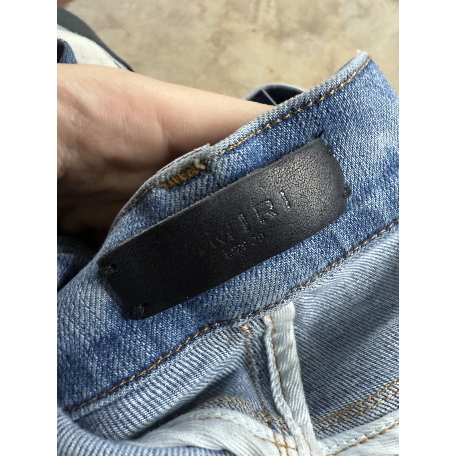 Amiri Amiri Jeans Light Wash Stripe Used 38 Size US 38 / EU 54 - 3 Thumbnail