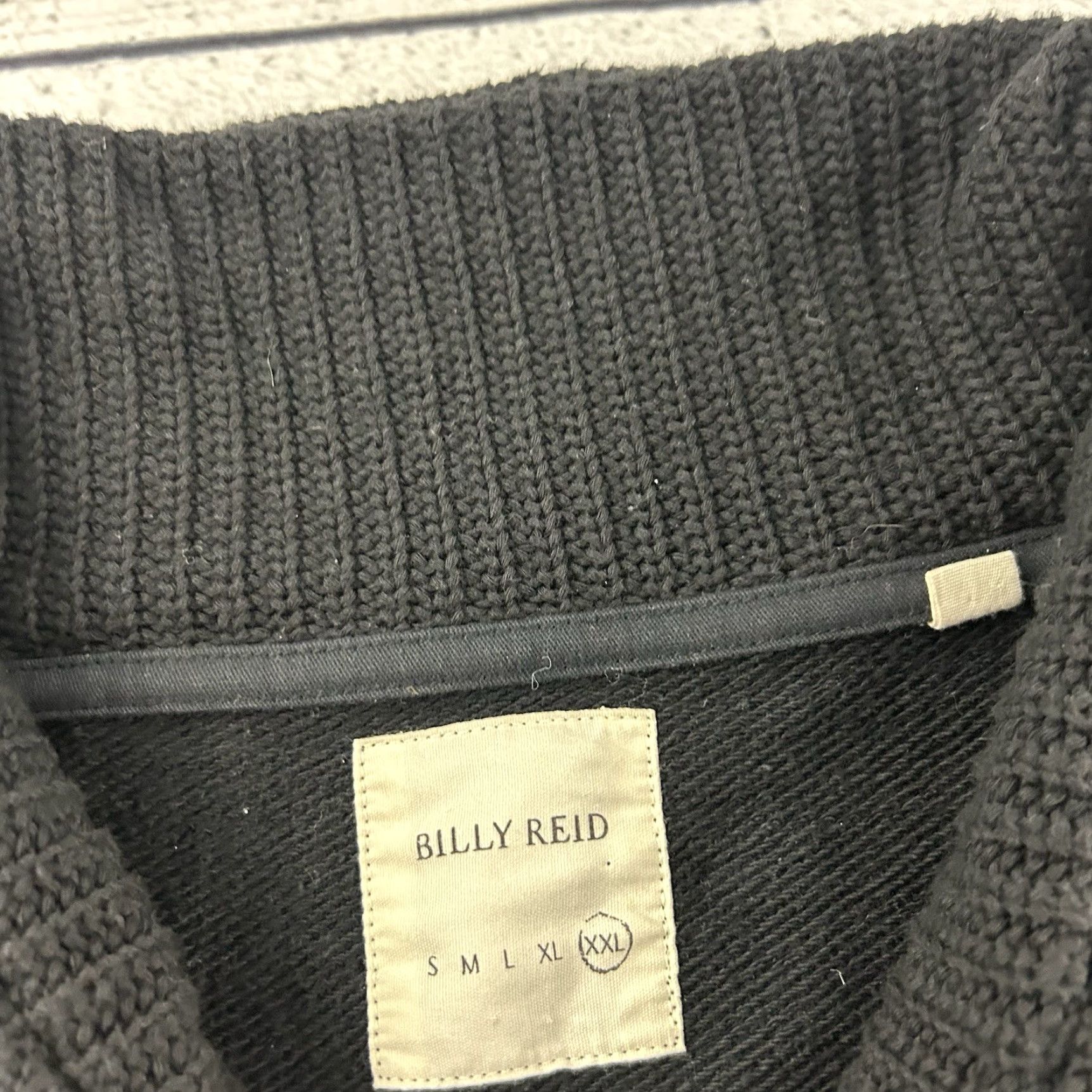 Billy Reid Billy Reid Cowl Neck Pullover Sweater Men's XXL Black Size US XXL / EU 58 / 5 - 3 Thumbnail