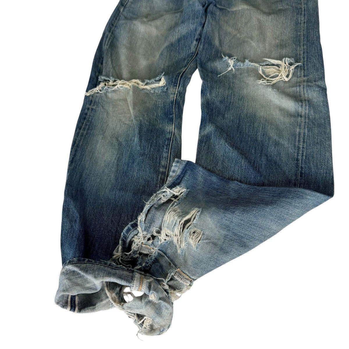 Levi's ☀️LEVI’S 501 XX BUCKLE BACK DISTRESSED DENIM JEANS PANTS Size US 32 / EU 48 - 10 Thumbnail