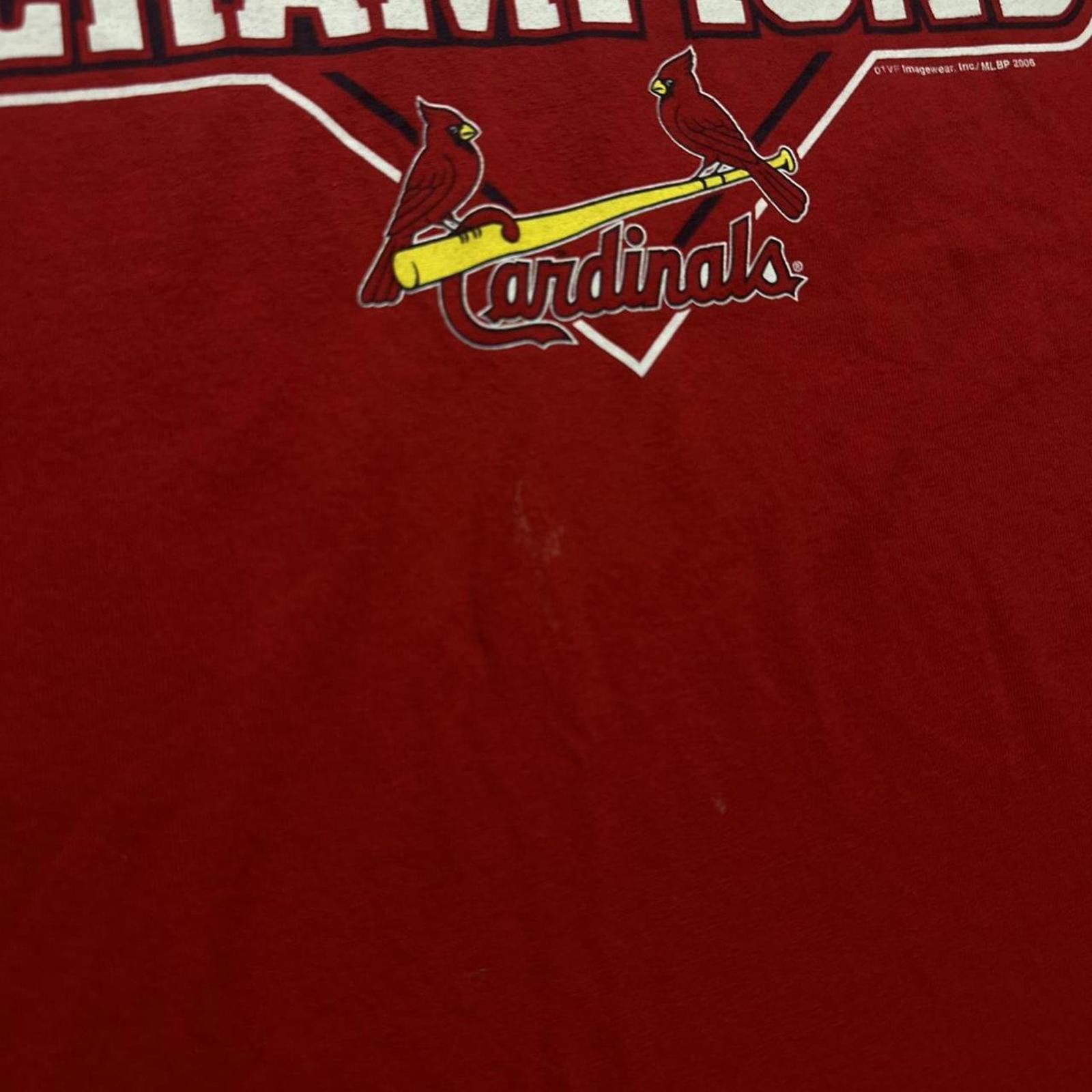 MLB Y2K MLB Cardinals 2006 National League Champs Graphic Tee Size US XL / EU 56 / 4 - 6 Thumbnail