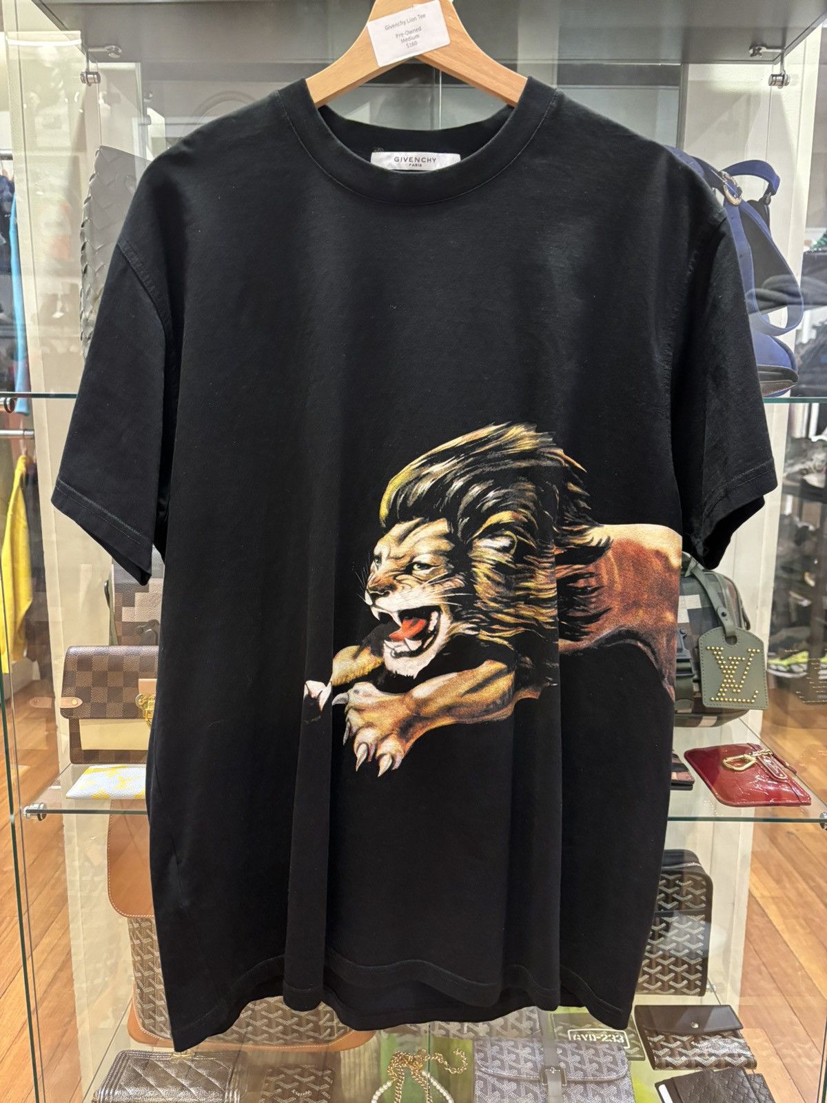 Givenchy Givenchy Lion Tee - Black Size US M / EU 48-50 / 2 - 1 Thumbnail