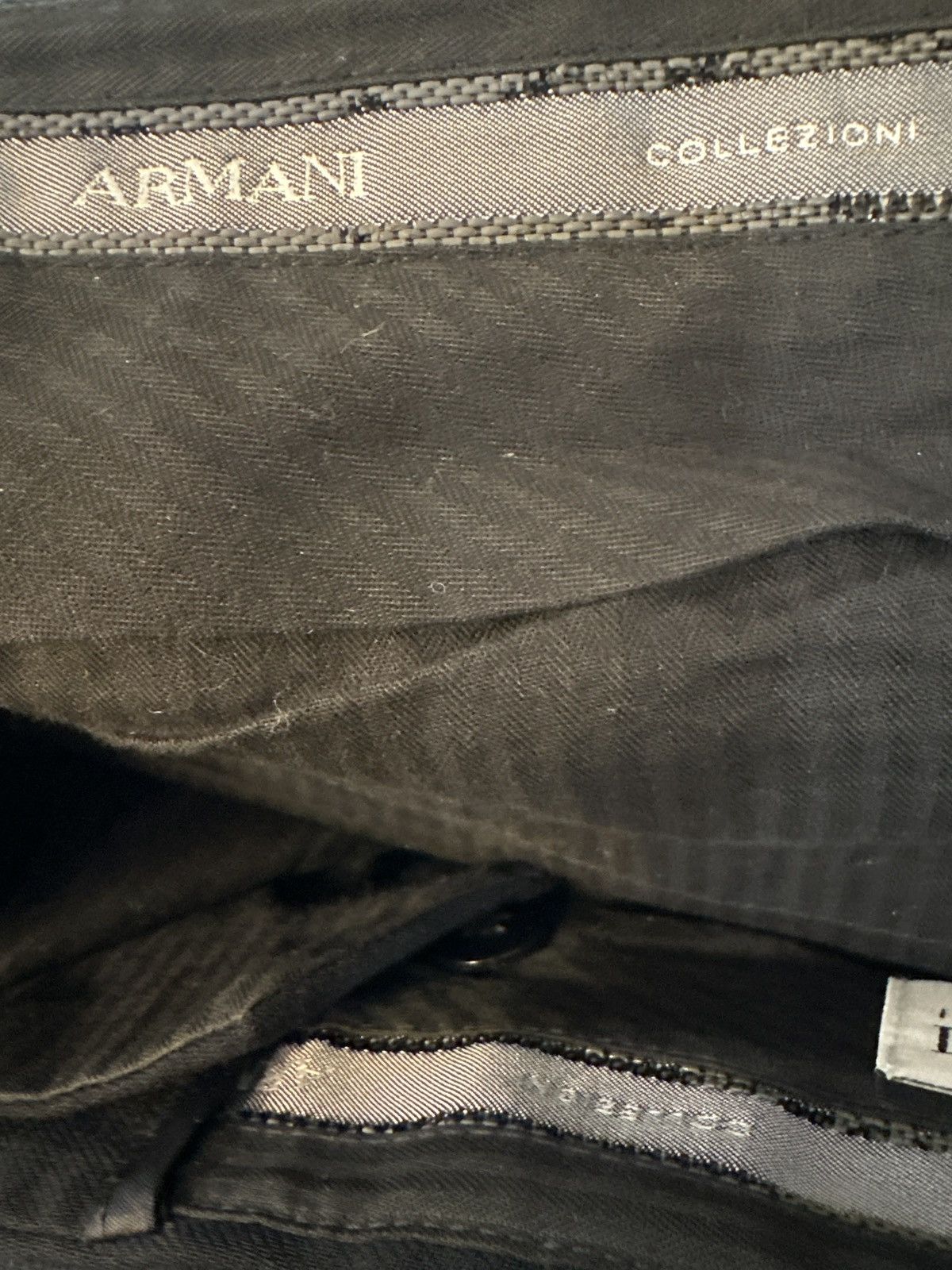 Armani Collezioni Armani Collezioni Black Dress Pants Size US 34 / EU 50 - 5 Thumbnail