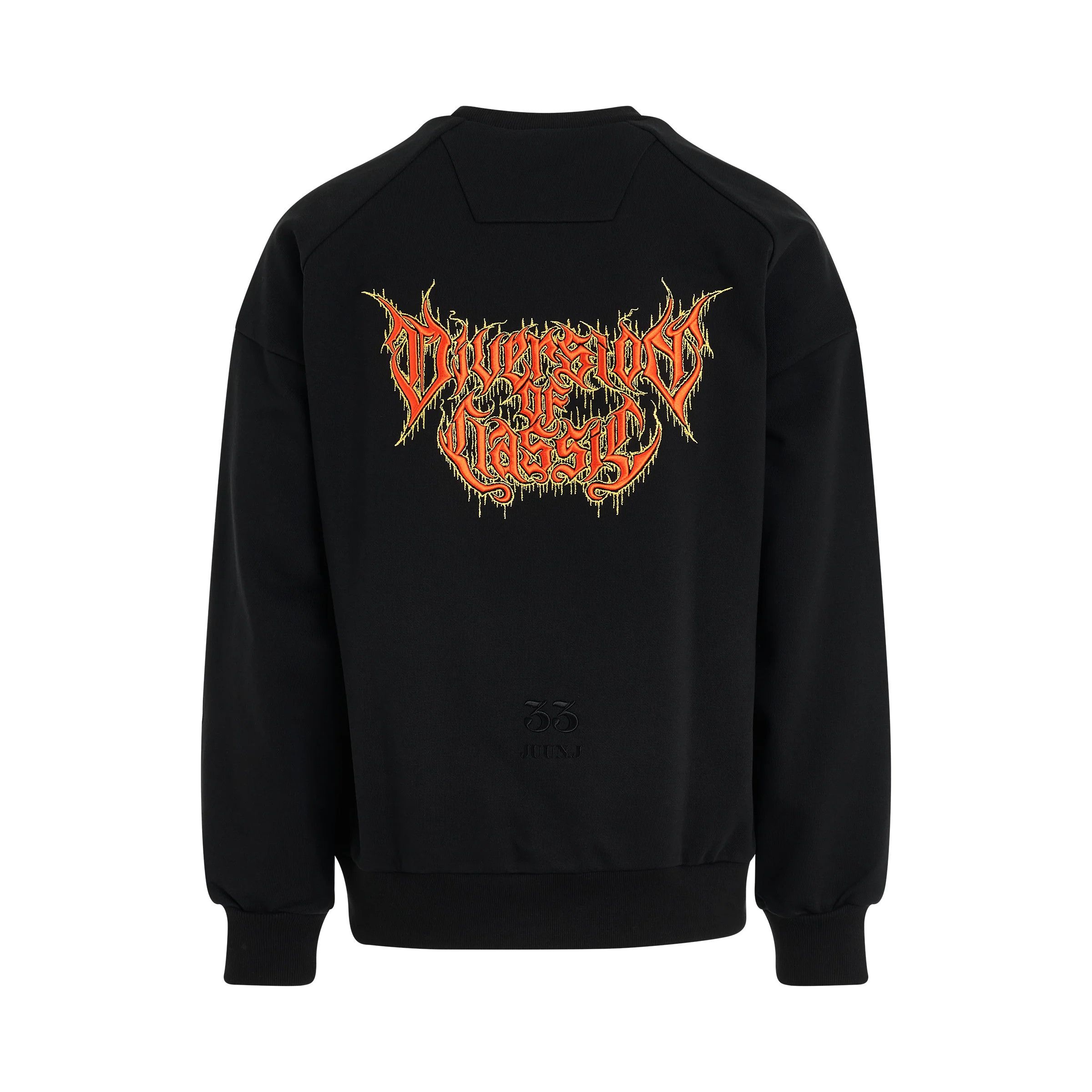 Juun.J o1mris0824 Embroidered Sweatshirt in Black Size US S / EU 44-46 / 1 - 4 Thumbnail