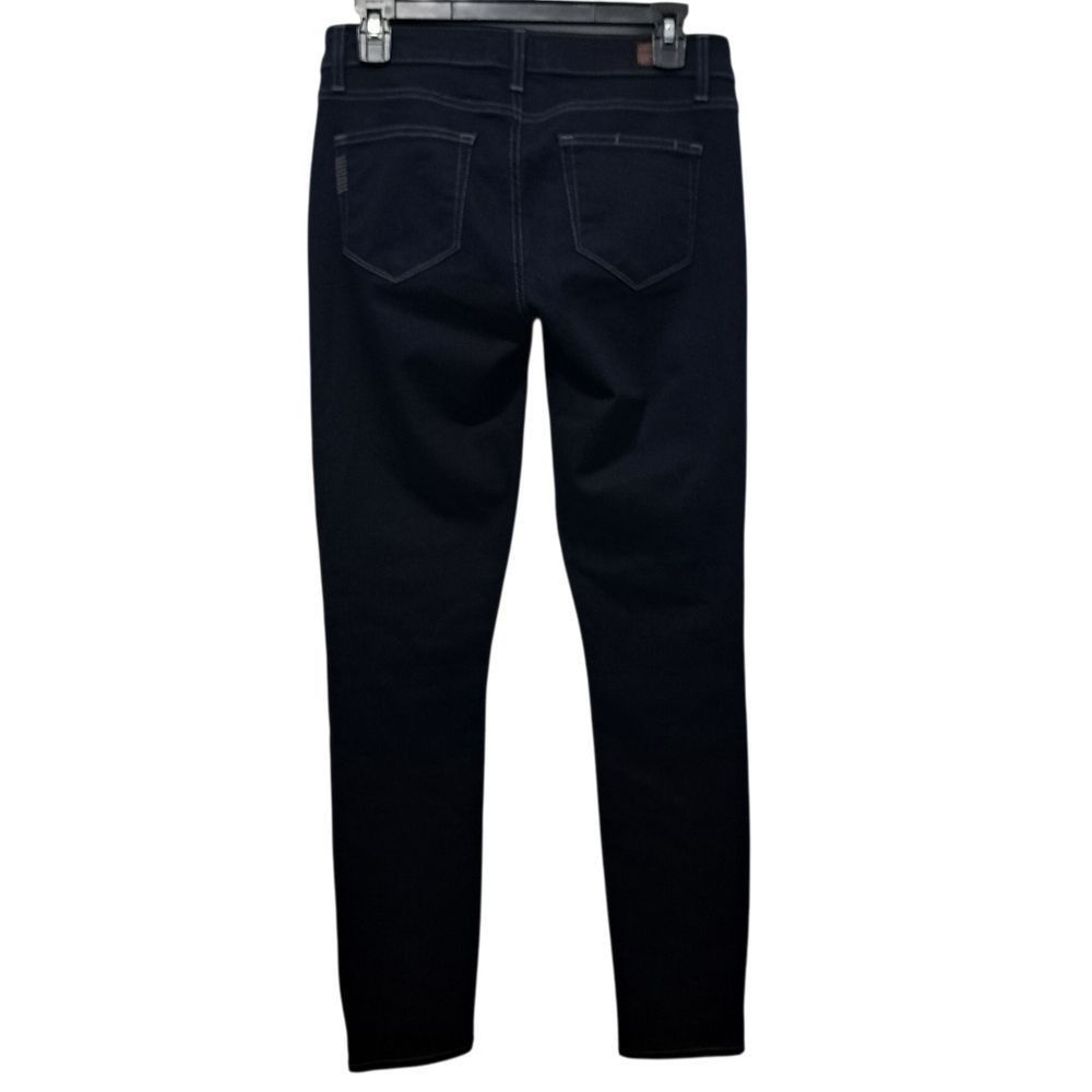 Paige Paige Peg Super Skinny Mid Rise Dark Wash Vertigo Size 28 Size 28" / US 6 / IT 42 - 2 Thumbnail