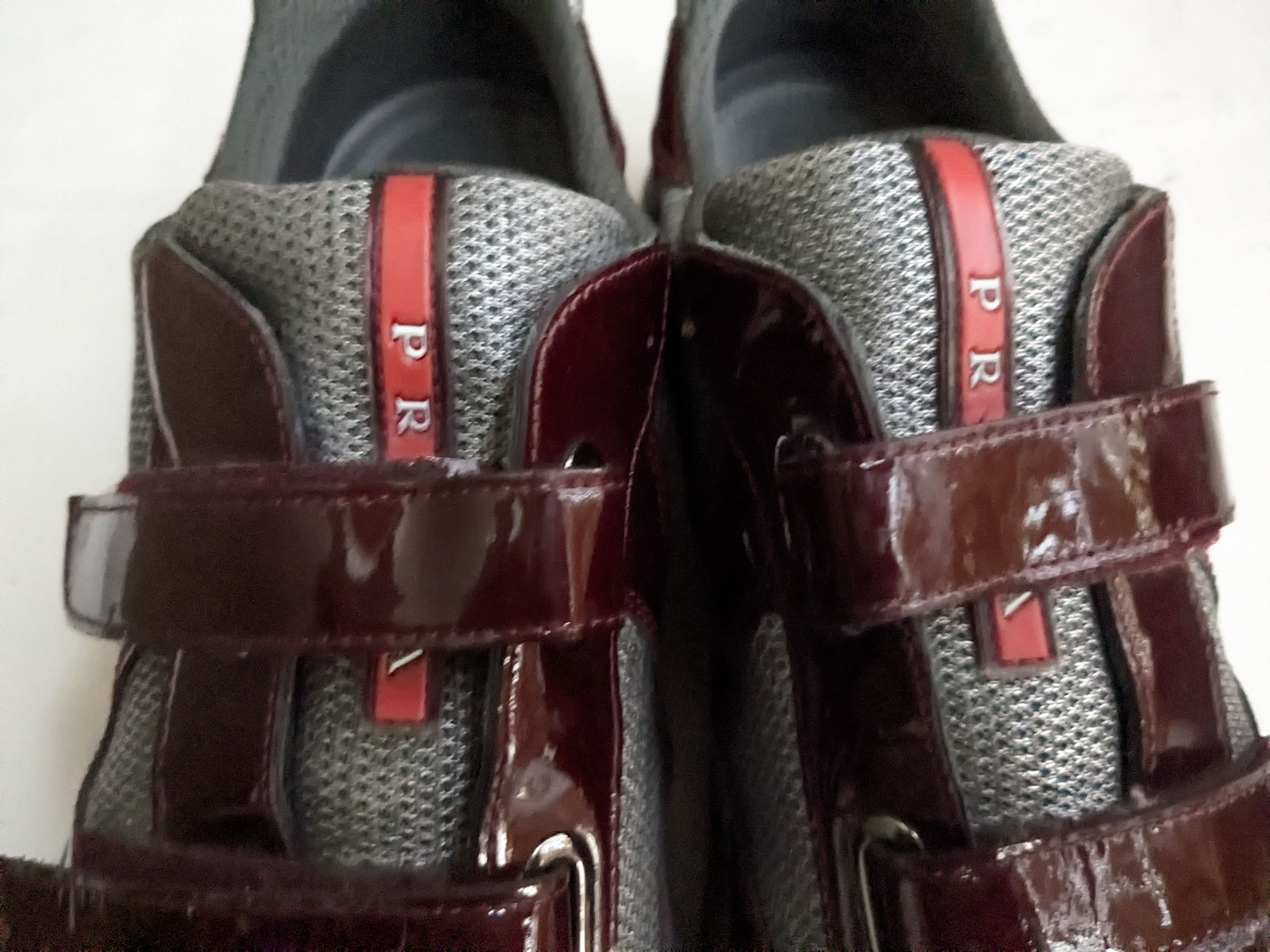 Prada Prada America's Cup Burgundy Patent Leather 13 Low Tops Size US 13 / EU 46 - 6 Thumbnail