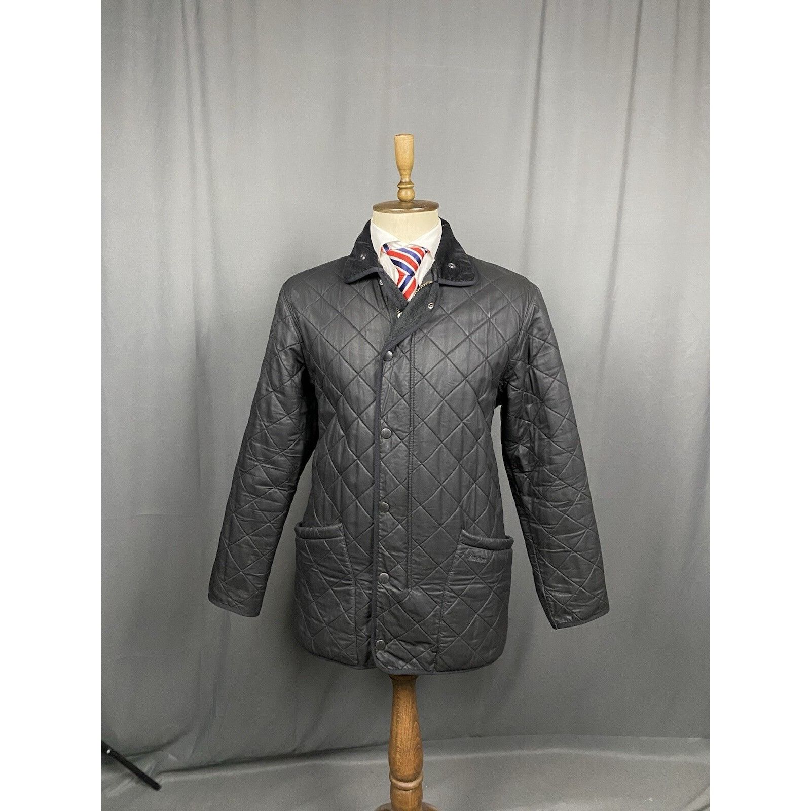 Barbour Barbour Duracotton Polarquit Men's Black Insulated Fleeced Q Size US M / EU 48-50 / 2 - 3 Thumbnail