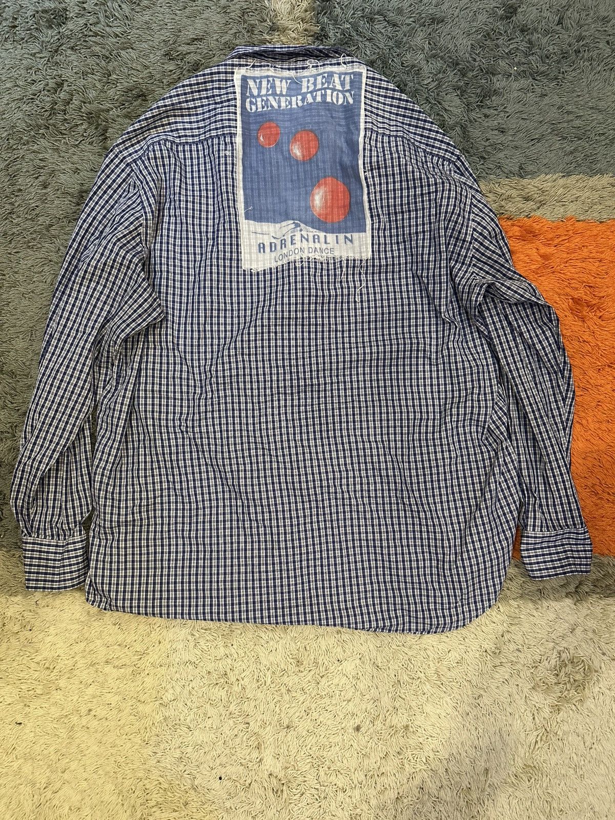 Martine Rose Martine Rose FW18 Boyfriend Utopia Logo Button Shirt Size US XL / EU 56 / 4 - 3 Thumbnail