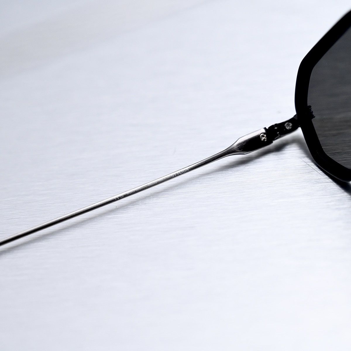 Chrome Hearts CHROME HEARTS STYLIDA MATTE BLACK/PEWTER SUNGLASSES Size ONE SIZE - 8 Thumbnail