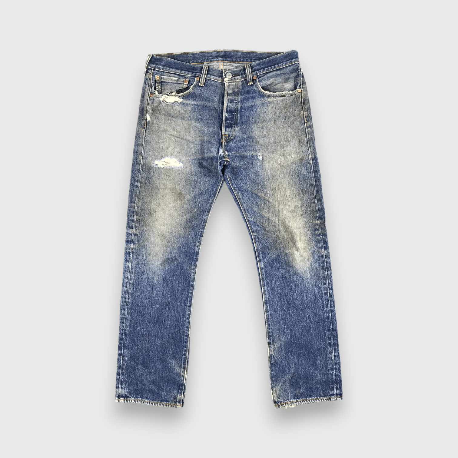 Levi's Vintage Blue Wash Levis 501 Jeans-J2225 Size US 34 / EU 50 - 1 Thumbnail
