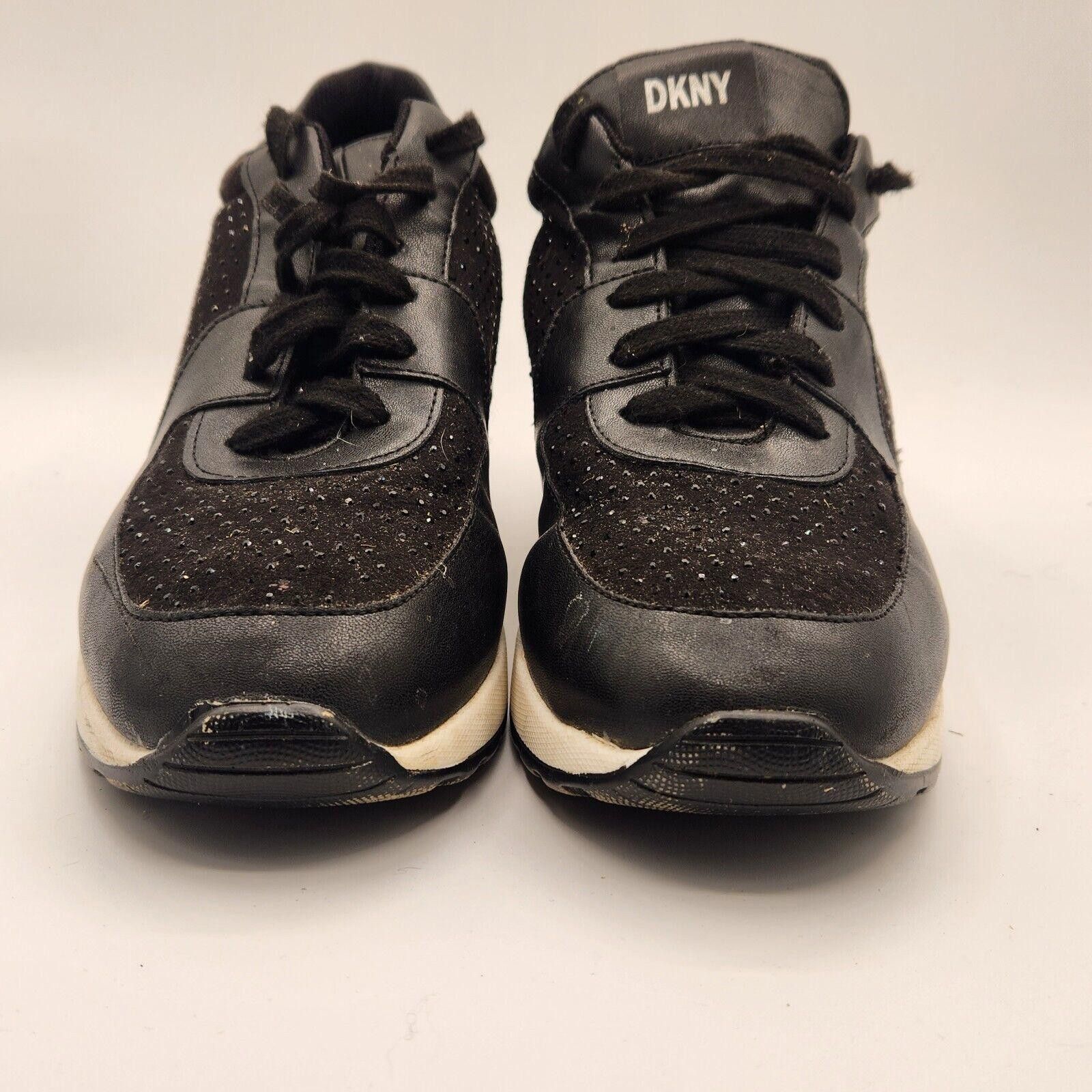 DKNY DKNY Womens Wedge Sneaker Trainers Size 11 Black Size US 11 / IT 41 - 3 Thumbnail