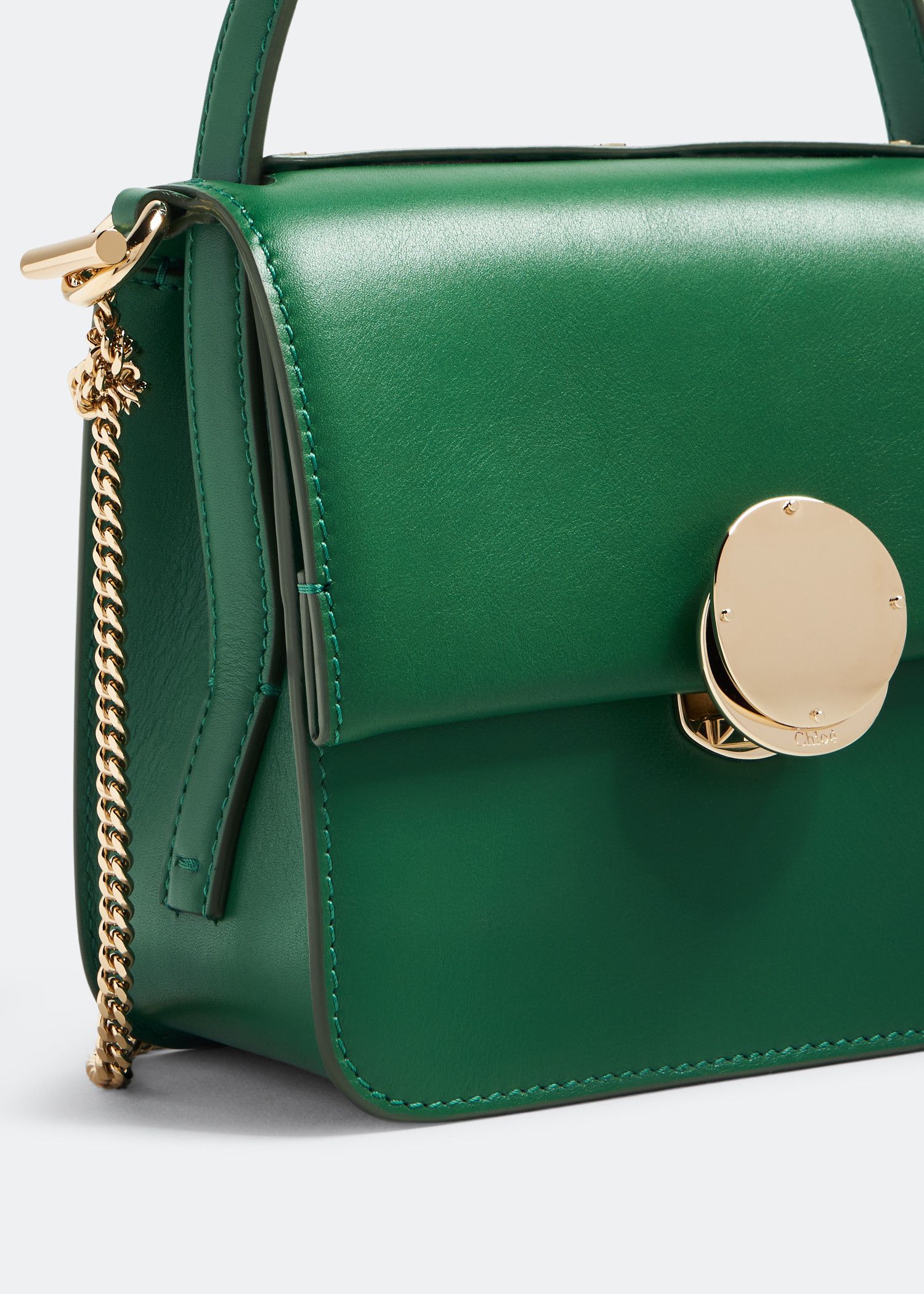 Chloe o1loc1c1024 Penelope Small Top Handle Bag in Green Size ONE SIZE - 3 Thumbnail