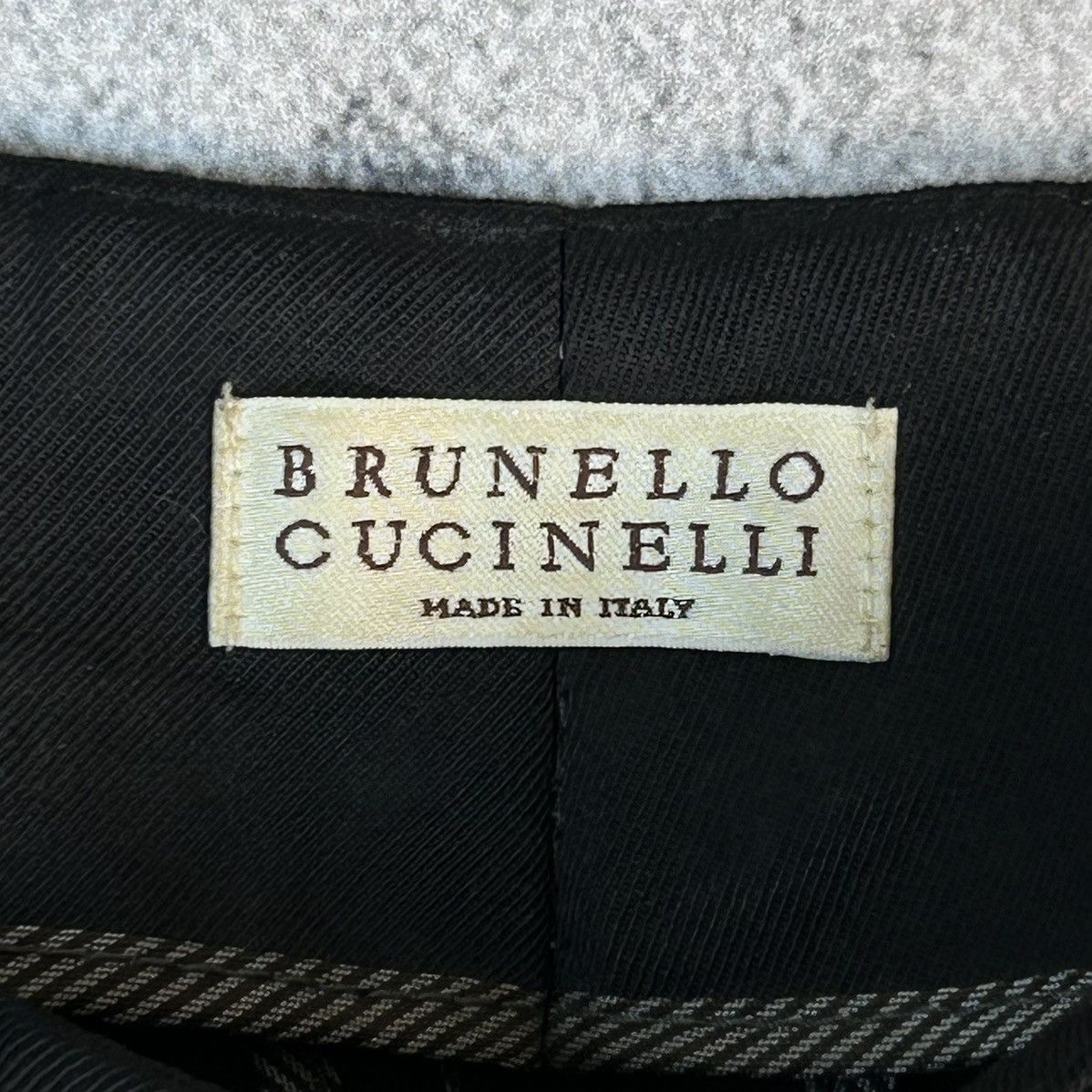 Brunello Cucinelli Brunello Cucinelli Wool Cotton Pants Chino pleated Size 34" / US 12 / IT 48 - 6 Thumbnail