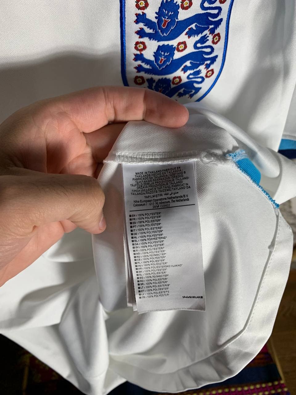 Nike × Vintage VERY RARE ENGLAND SOCCER JERSEY BLOKECORE RETRO Y2K DRILL Size US XL / EU 56 / 4 - 6 Thumbnail