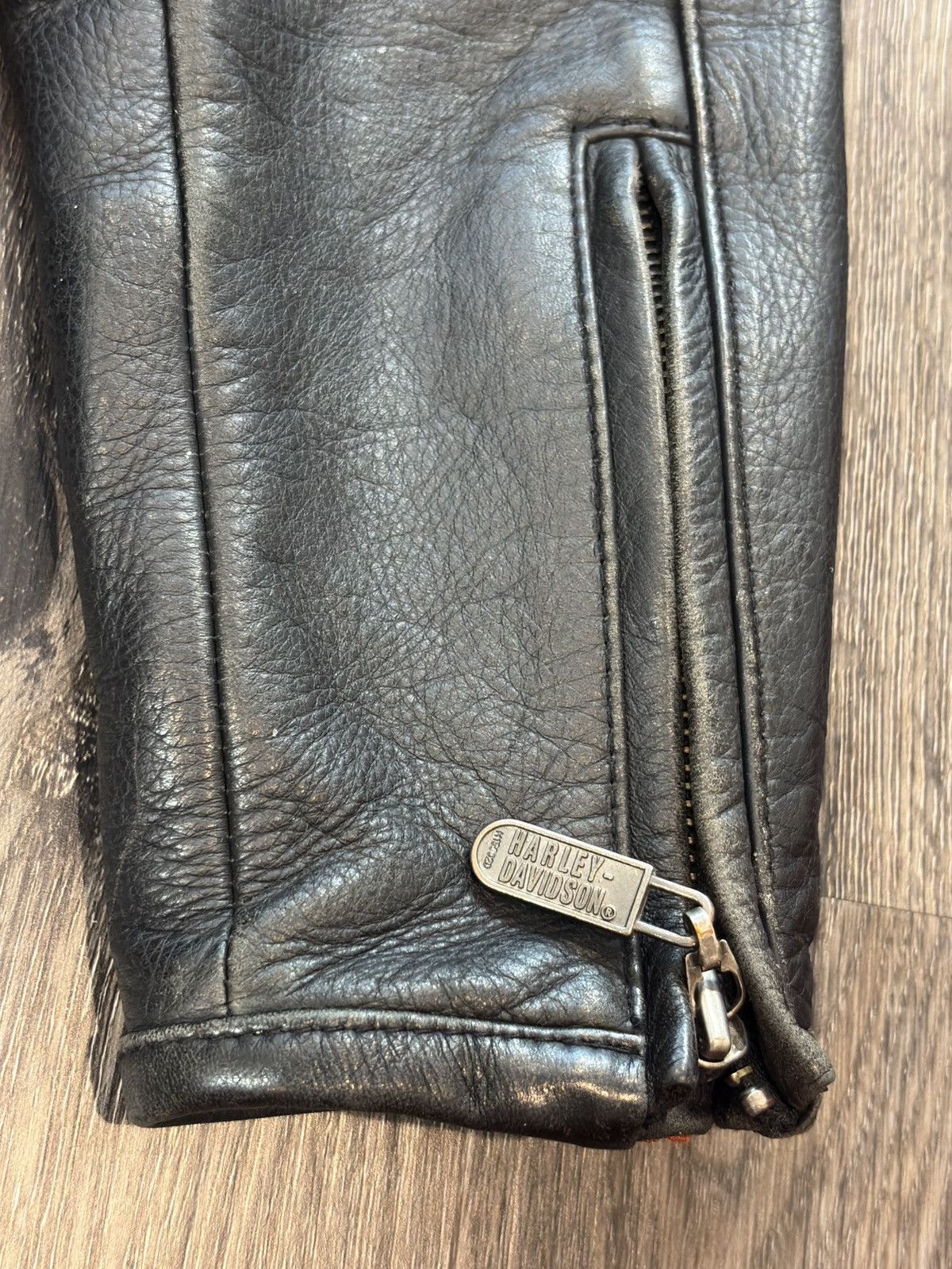 Harley Davidson Harley Davidson Motorcycle Women’s Black Leather Jacket Size L / US 10 / IT 46 - 7 Thumbnail