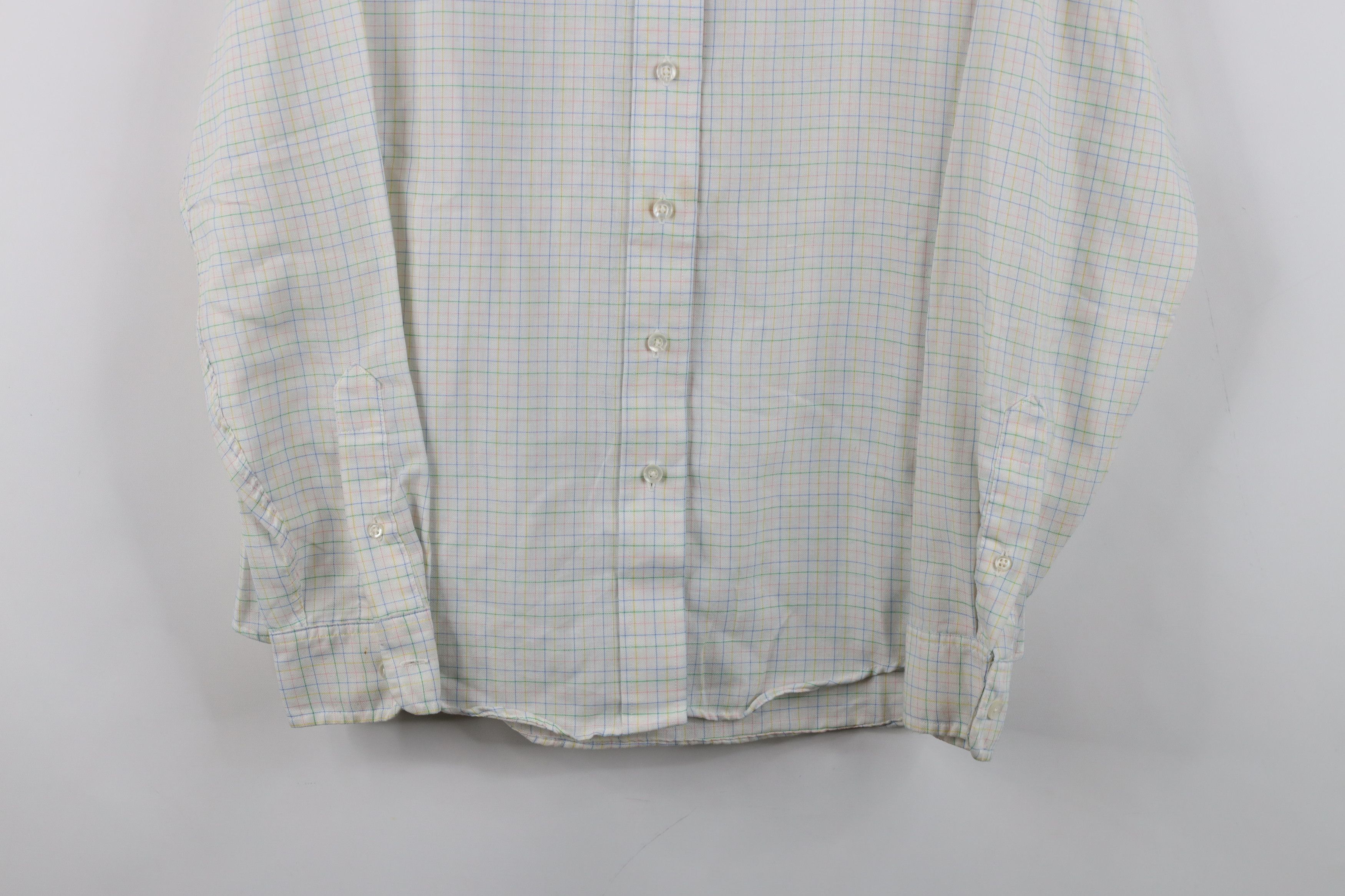 L.L. Bean Vintage 70s LL Bean Plaid Collared Button Down Shirt USA Size XL / US 12-14 / IT 48-50 - 3 Thumbnail