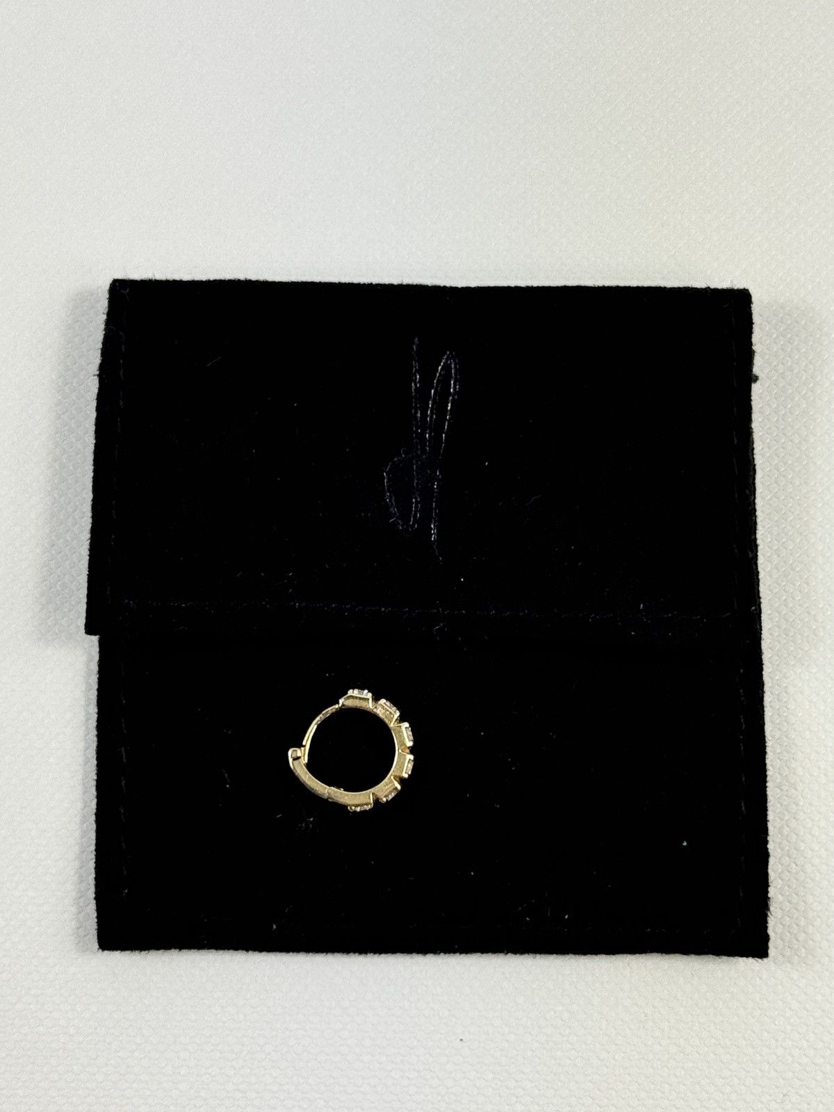 Other Jacquie Aiche - 14karat Gold Diamond Single Hoop Earing Size ONE SIZE - 4 Thumbnail