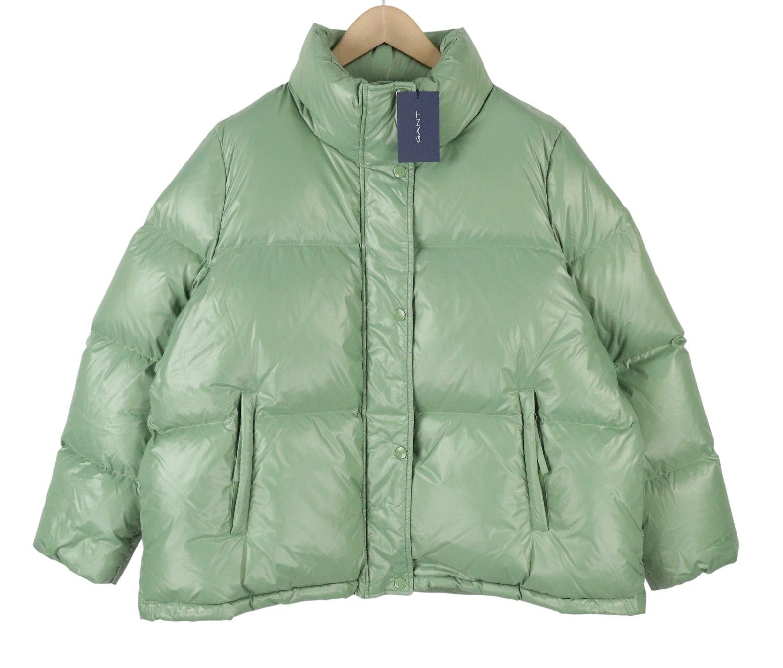 Gant CROPPED DOWN XL Kalamata Green Down Jacket 87275 Size XL / US 12-14 / IT 48-50 - 2 Thumbnail