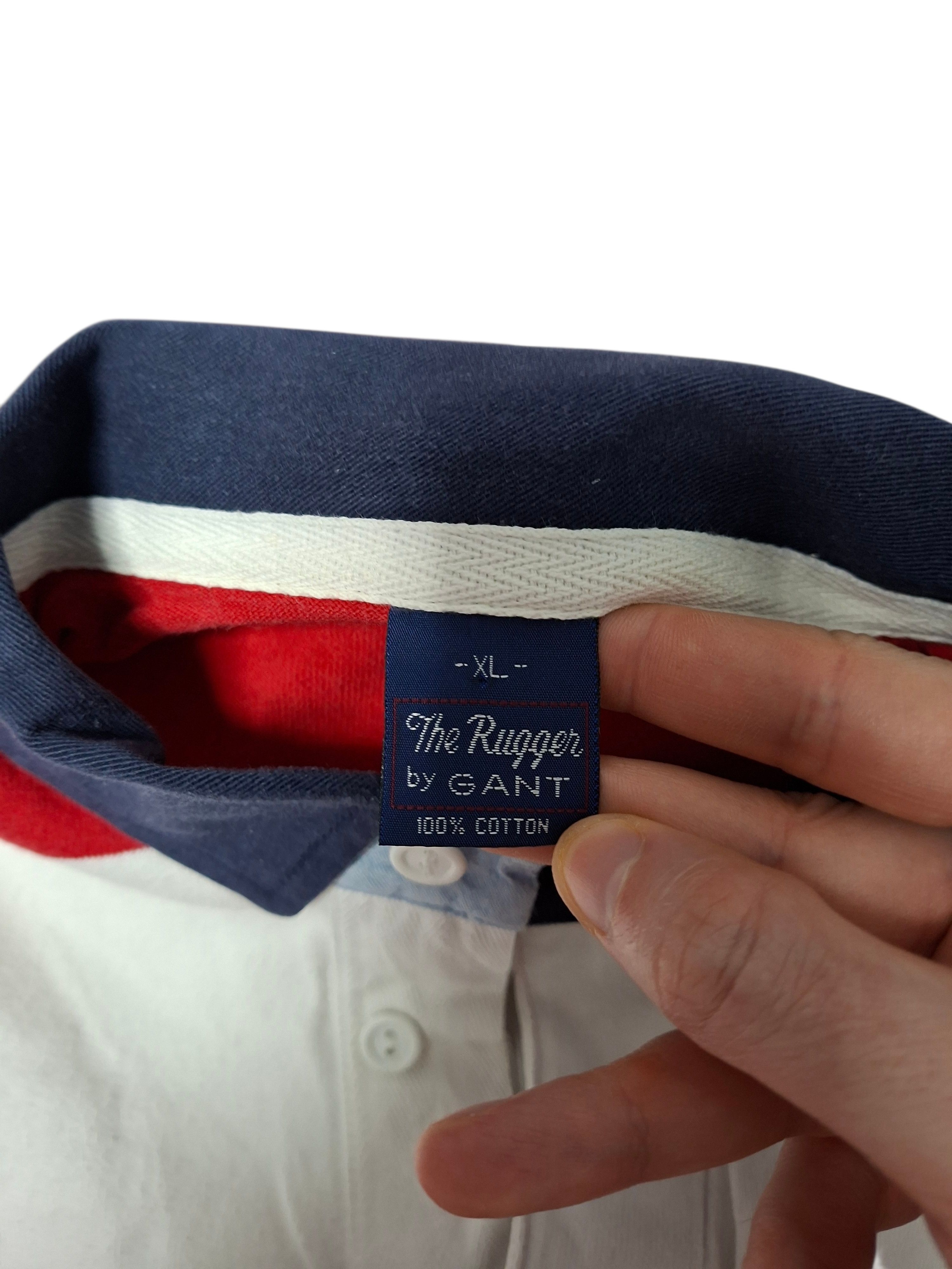 Gant GANT VINTAGE AMERICAN FLAG 90S RUGBY SHIRT Size US XL / EU 56 / 4 - 5 Thumbnail