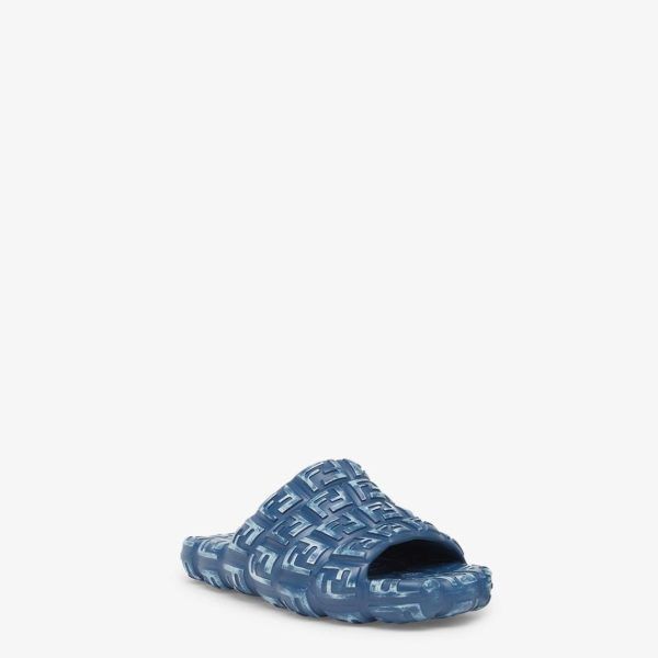 Fendi o1loc1c0824 Cloud Slides in Blue Size US 10 / EU 43 - 2 Thumbnail
