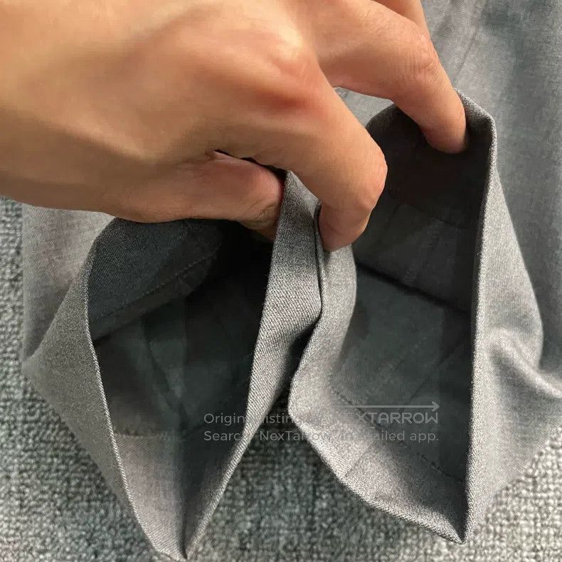Thom Browne Thom Browne size 2 Gray Color Block Trousers Size US 29 - 3 Thumbnail