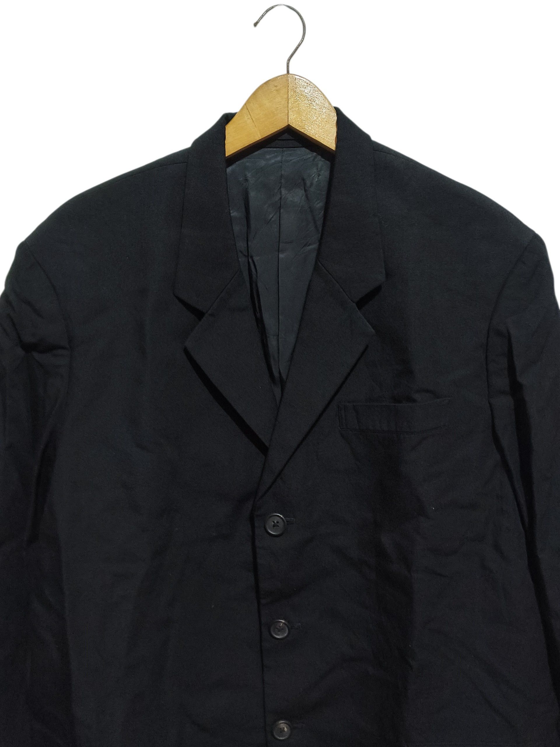 Yohji Yamamoto 🔥Vintage 90s Y's For men Oversized 3 Button Wool Blazer Size 48R - 2 Thumbnail