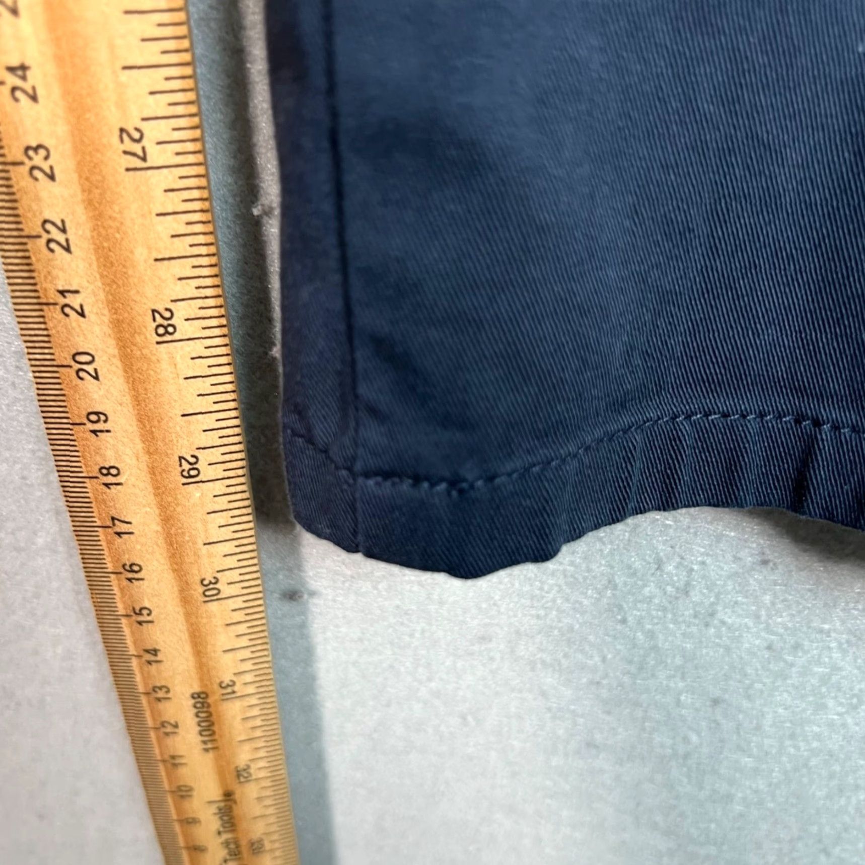 Everlane Everlane Slim Fit Chino Pants Womens 28x30 Navy Blue Cotton Blend Skinny Size 28" / US 6 / IT 42 - 7 Thumbnail