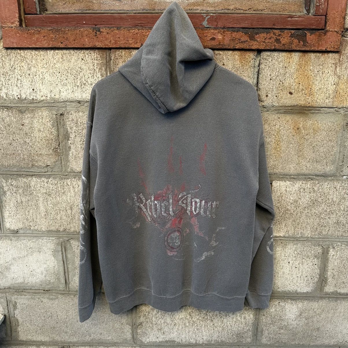 Le Grande Bleu (L.G.B.) Vinatge Rebel Tour Zip Hoodie Gothic Grunge Rave Size M Y2K Size US M / EU 48-50 / 2 - 1 Thumbnail
