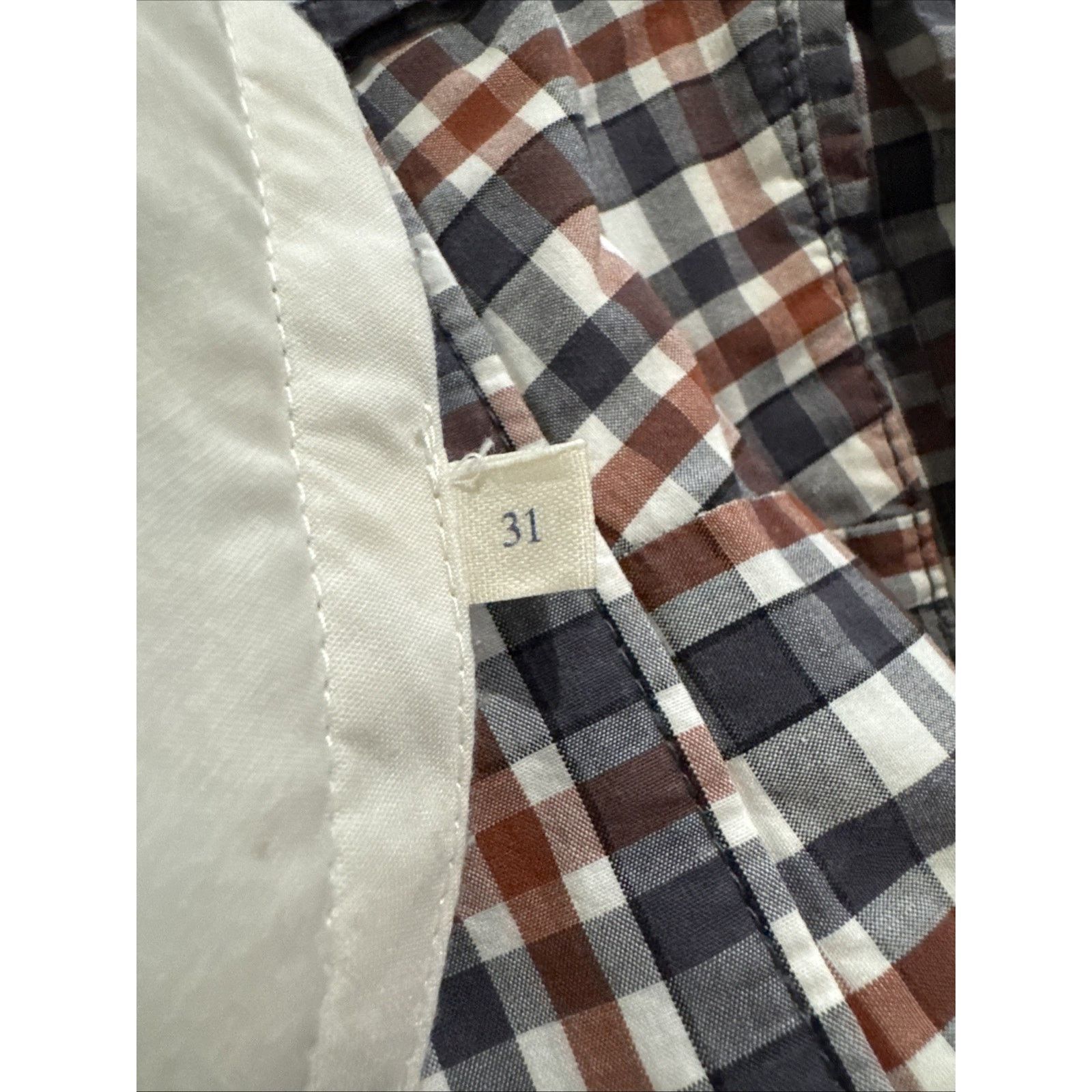 J.Crew J. Crew Mens Knee Length Shorts Sz 31 Flat Front Zip Fly Size US 31 - 7 Thumbnail