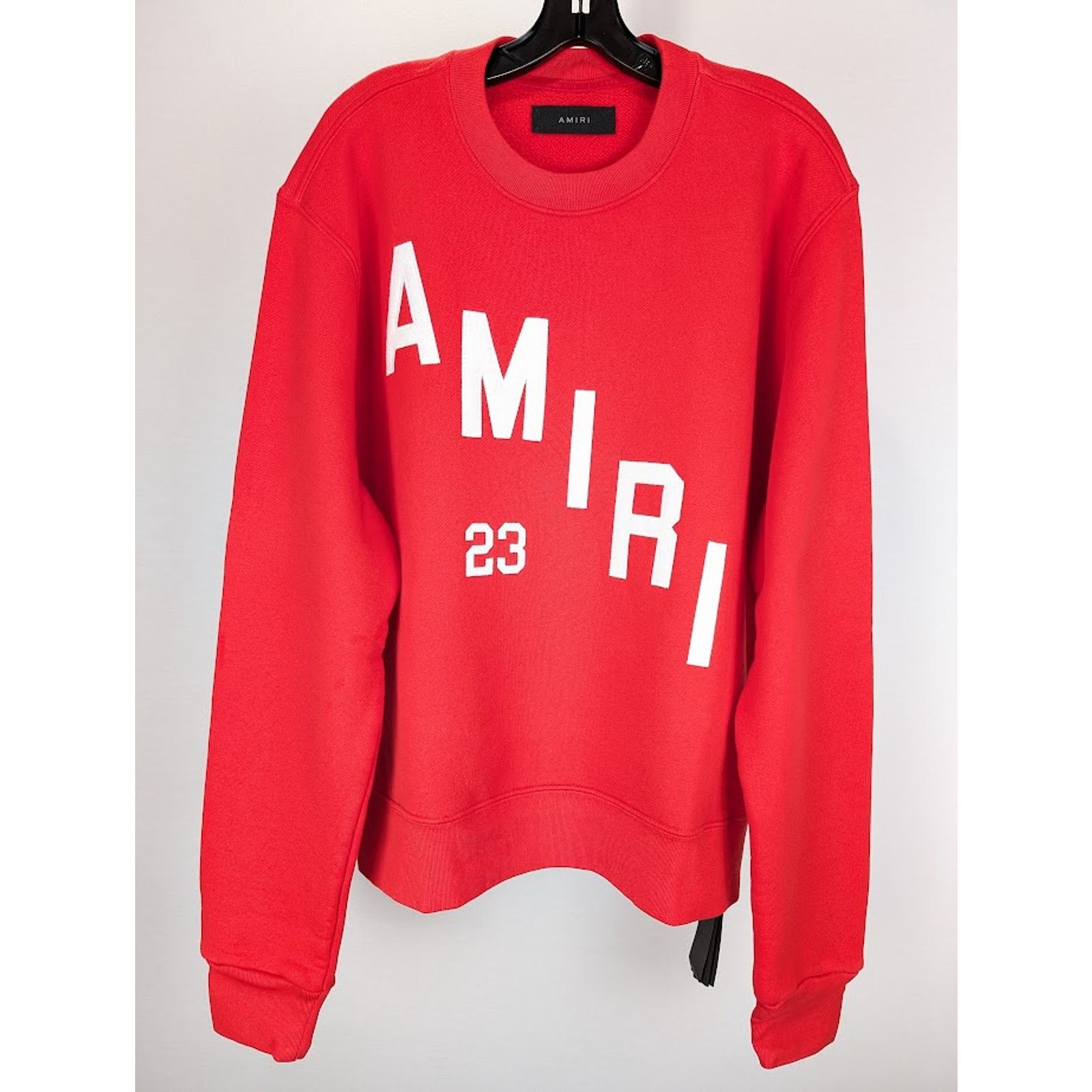 Amiri o1rshd1 Amiri Hockey Crewneck Sweatshirt in Goji Berry Size US XL / EU 56 / 4 - 2 Thumbnail