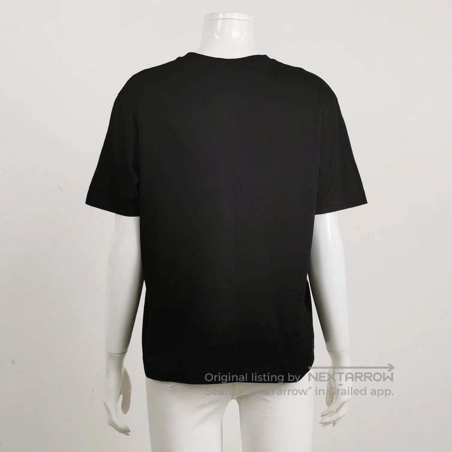 Prada Prada Black Cotton Crew Neck T. Size XL / US 12-14 / IT 48-50 - 2 Thumbnail