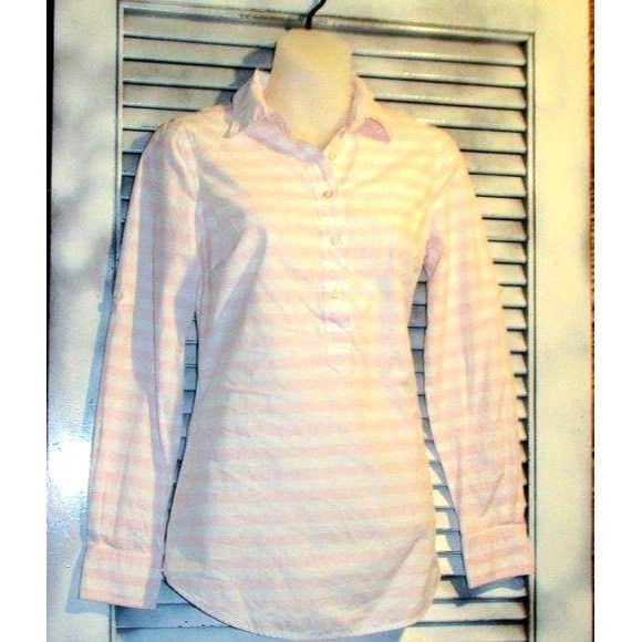 Vineyard Vines Vineyard Vines Sz 00 Half Button Blouse Size XXS / US 00 / IT 34 - 4 Thumbnail