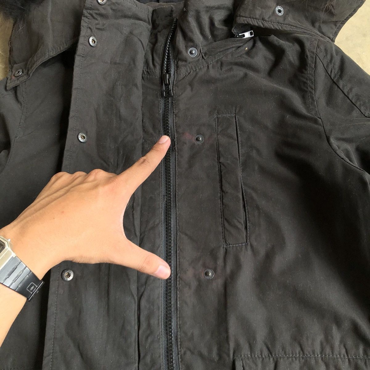 Japanese Brand 2000s Rodeo Crown Goa Apocalypse Style Jacket Fur Ziphoodie Size US M / EU 48-50 / 2 - 20 Thumbnail