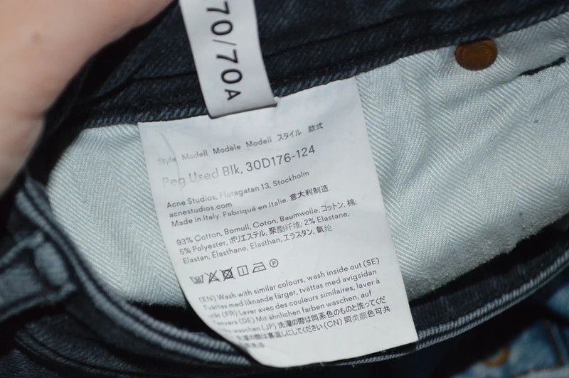 Acne Studios ACNE studios x Bla Konst slim skinny jeans XS/S Size 28" / US 6 / IT 42 - 5 Thumbnail