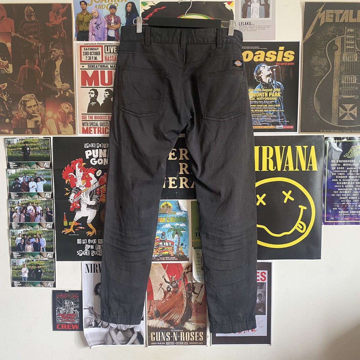 Vintage Vintage Dickies Faded Black Chino Pants Size US 33 - 5 Thumbnail