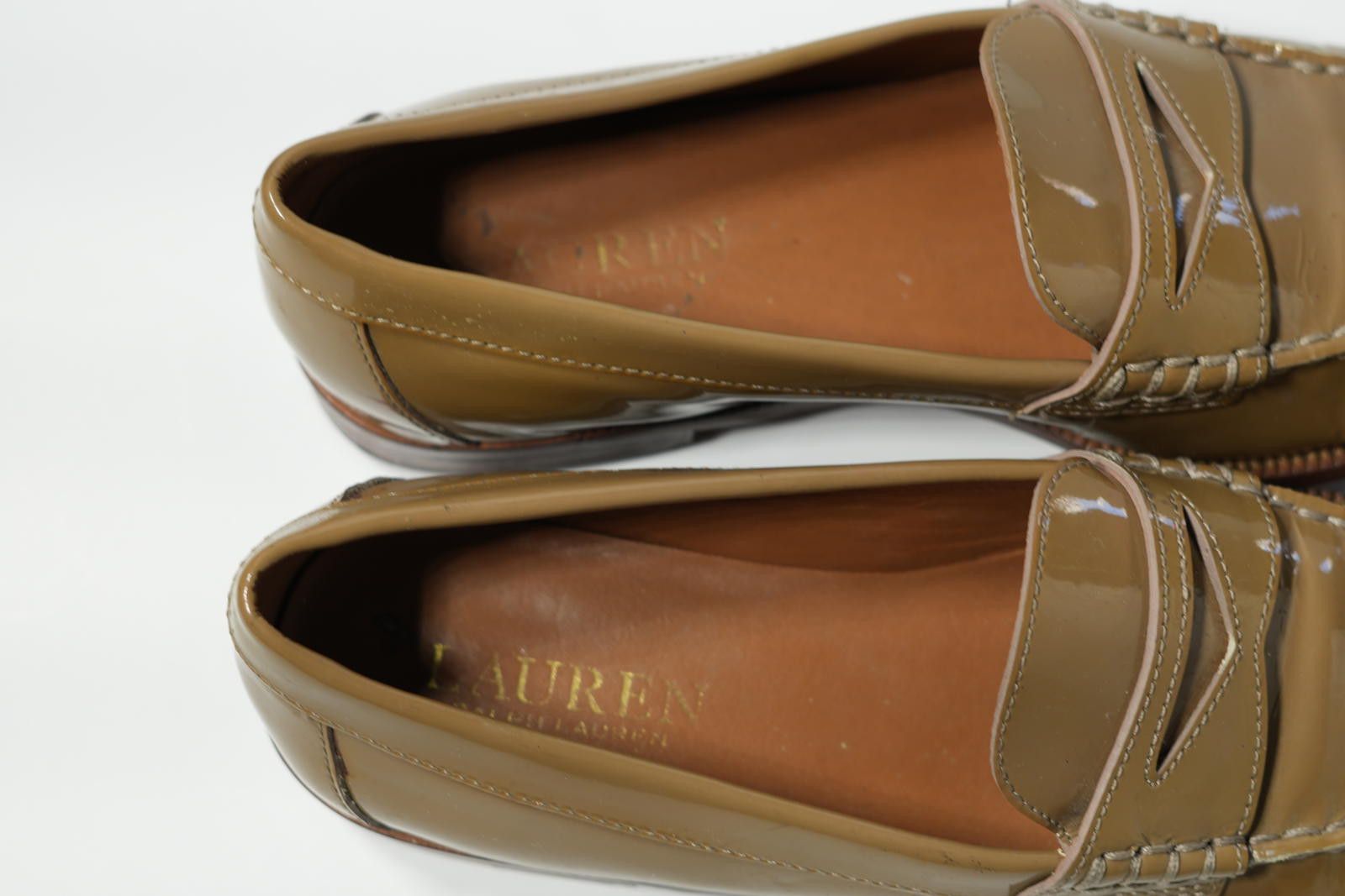 Polo Ralph Lauren Ralph Lauren Loafer Women's 5B Brown Barrett Lauren Patent Size US 5 / EU 37 - 3 Thumbnail